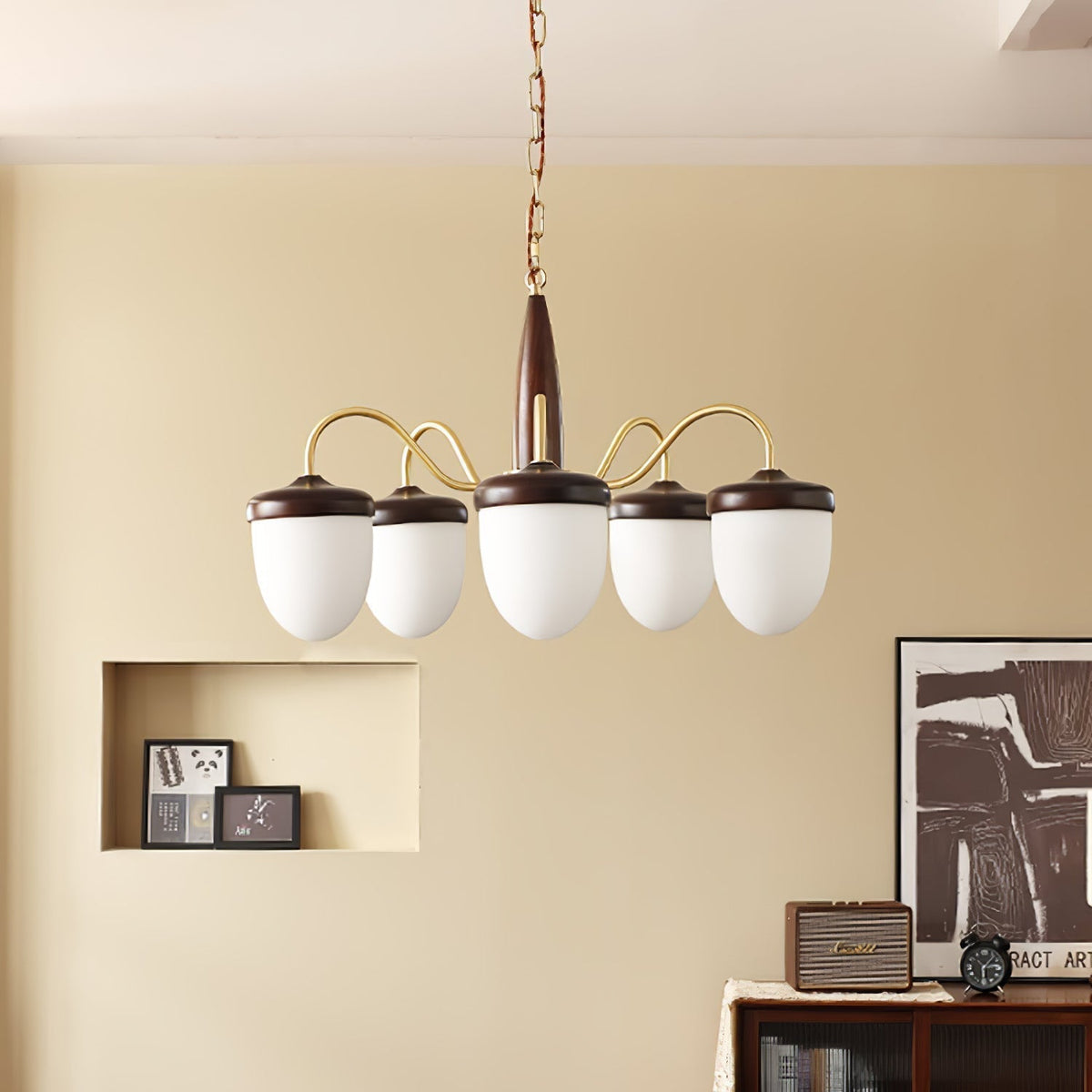 Calanora Chandelier Capsule Arm Rustic