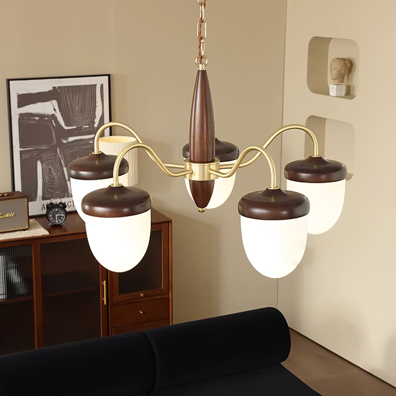 Calanora Chandelier Capsule Arm Rustic