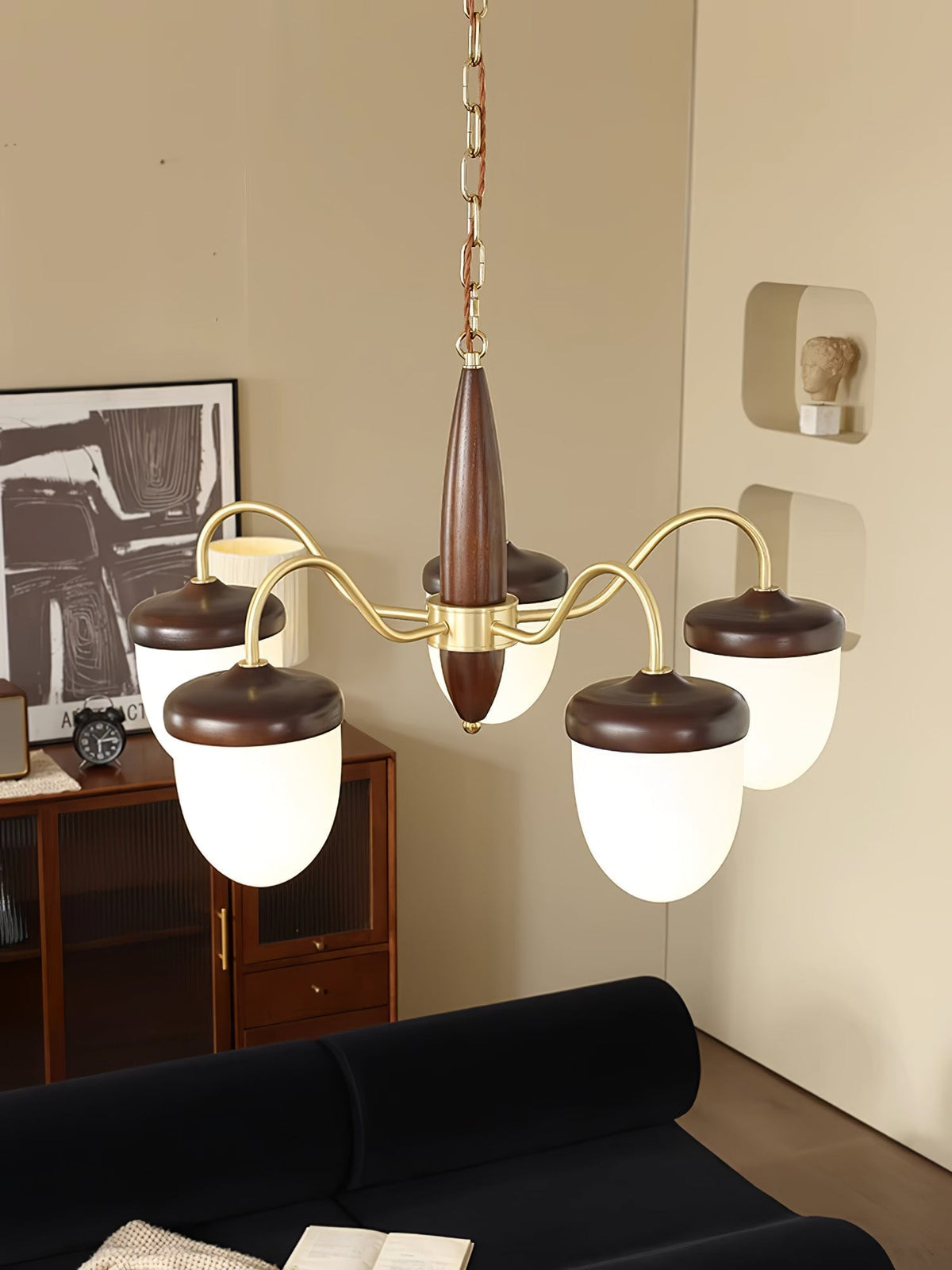Calanora Chandelier Capsule Arm Rustic