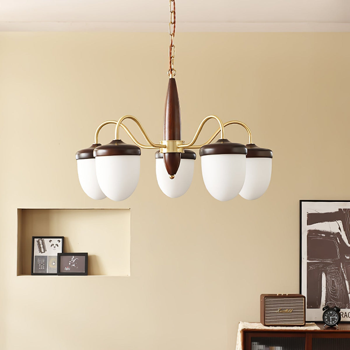 Calanora Chandelier Capsule Arm Rustic