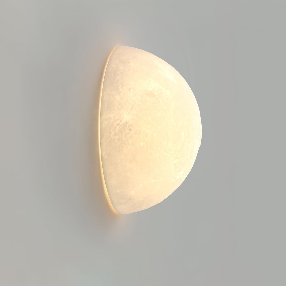 Olsolan Nordic Art Moon 3D Plastic Wall Lamp