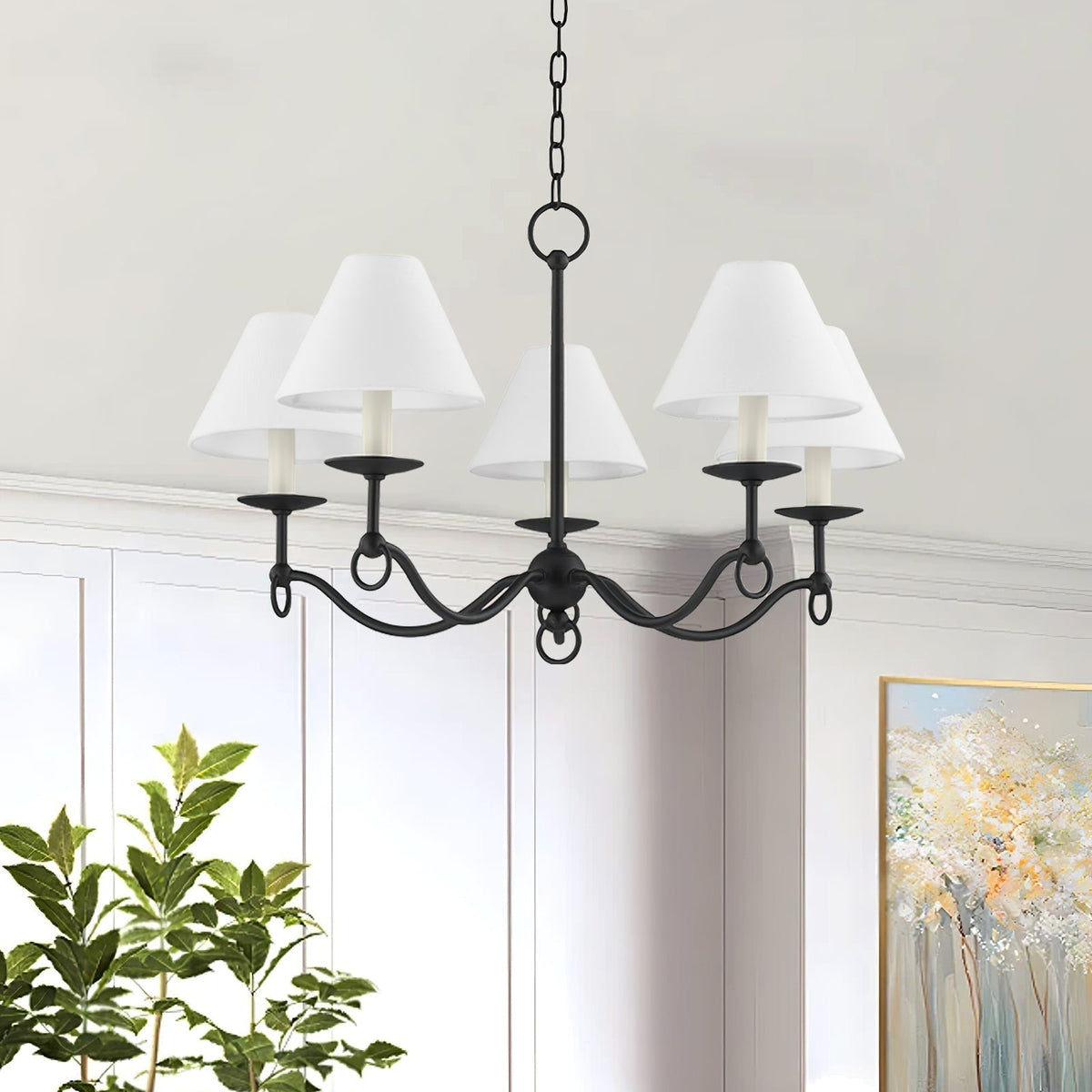 Selirira Chandelier Curved Arms Vintage