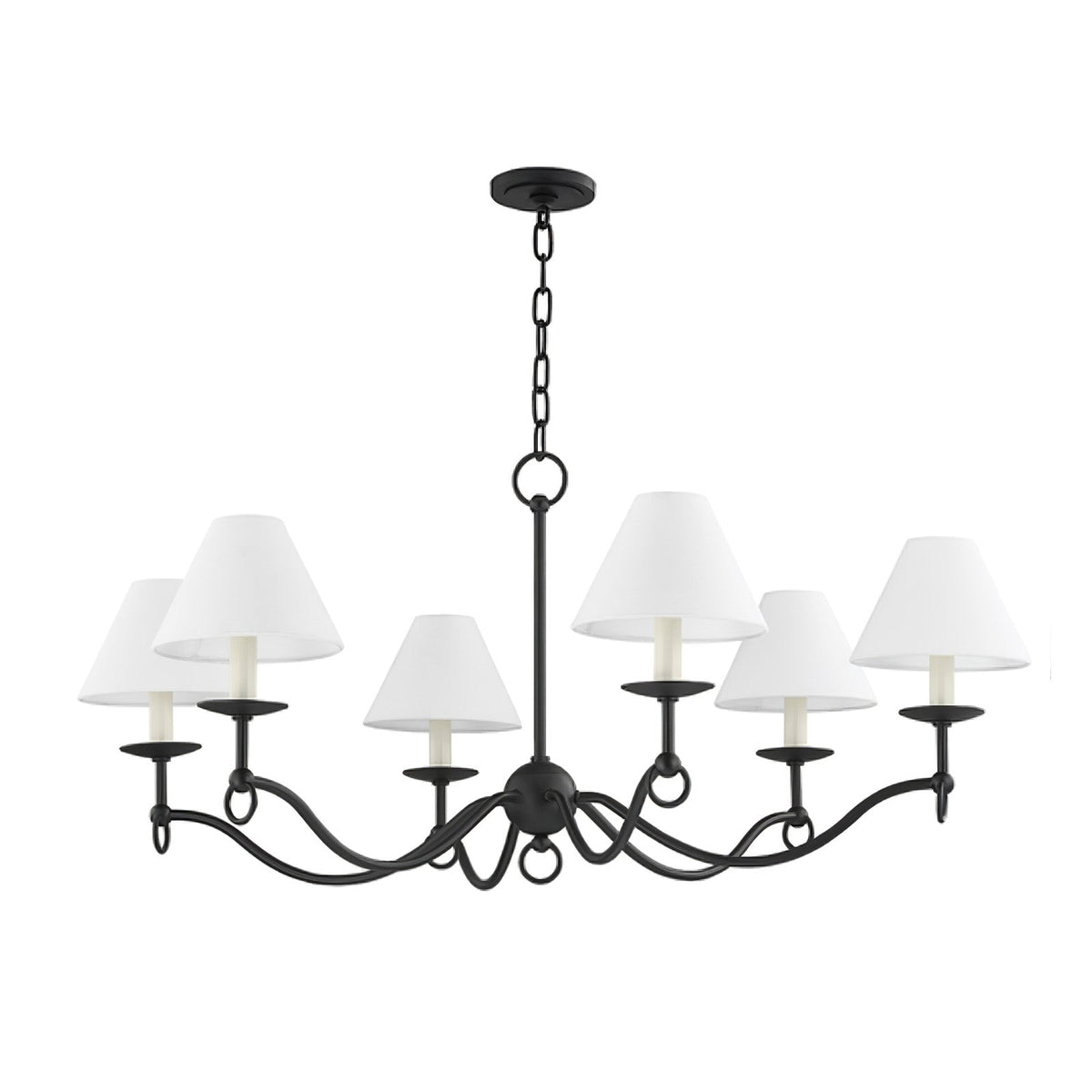 Selirira Chandelier Curved Arms Vintage