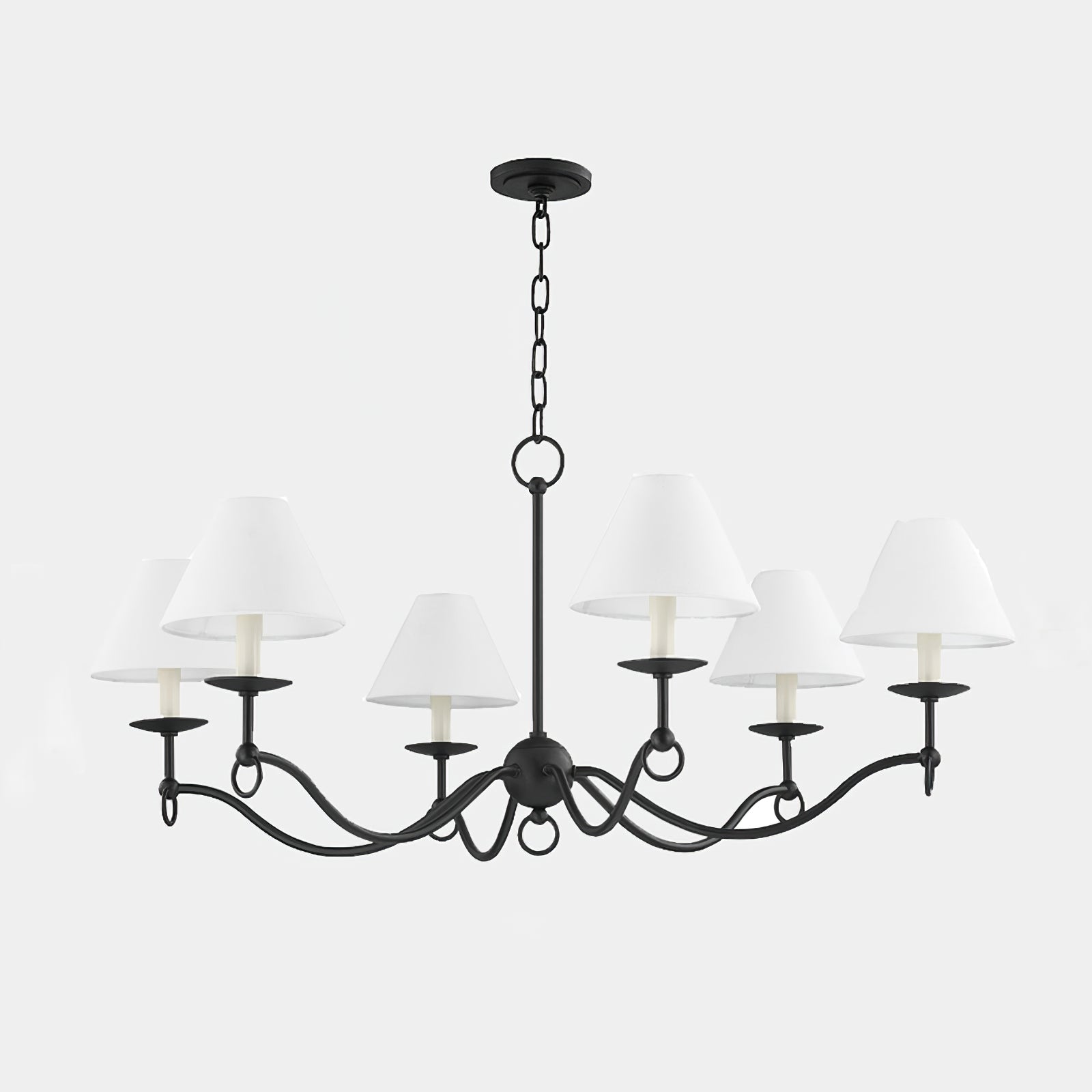 Selirira Chandelier Curved Arms Vintage