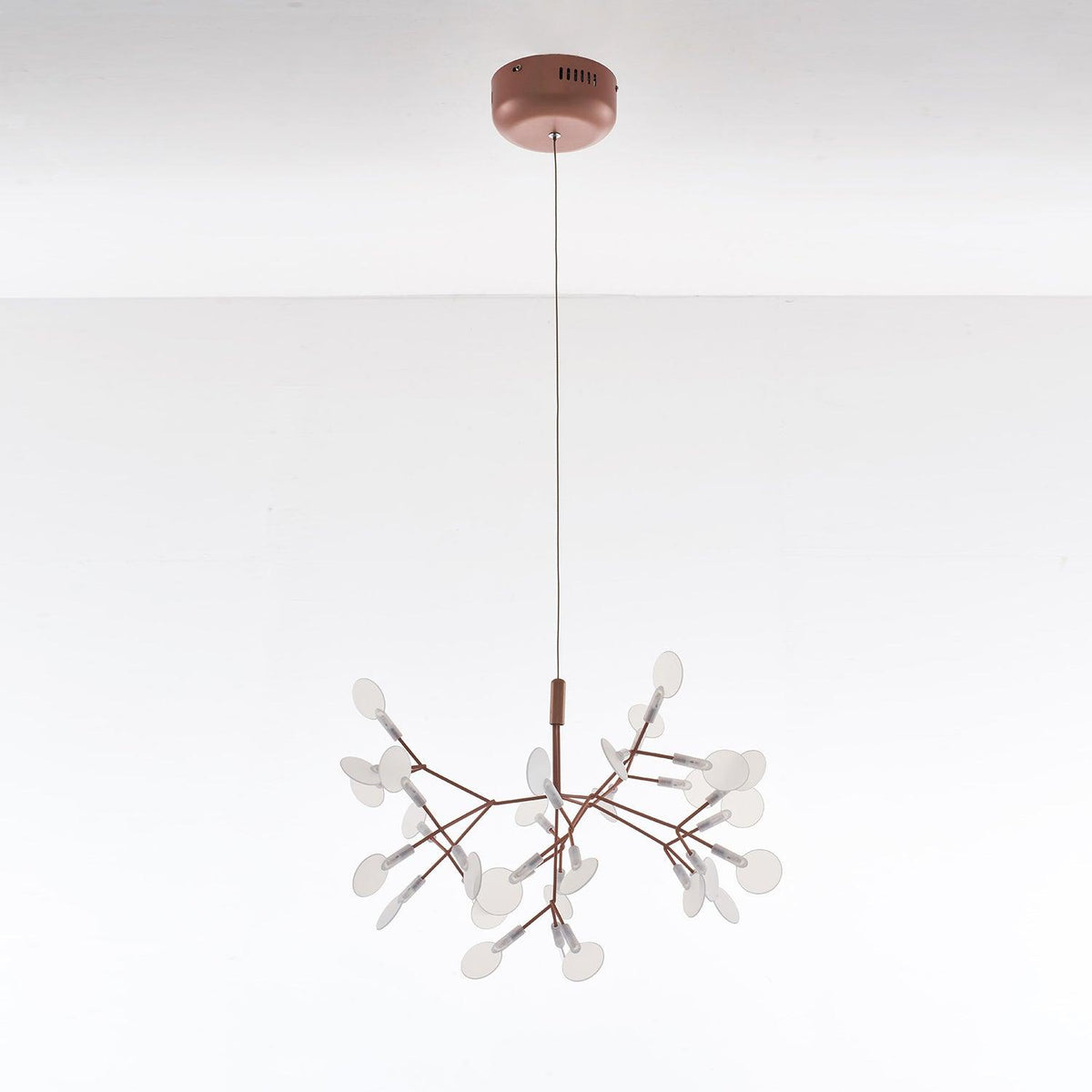 Auroreon Chandelier Rose Gold Firefly LED Branch