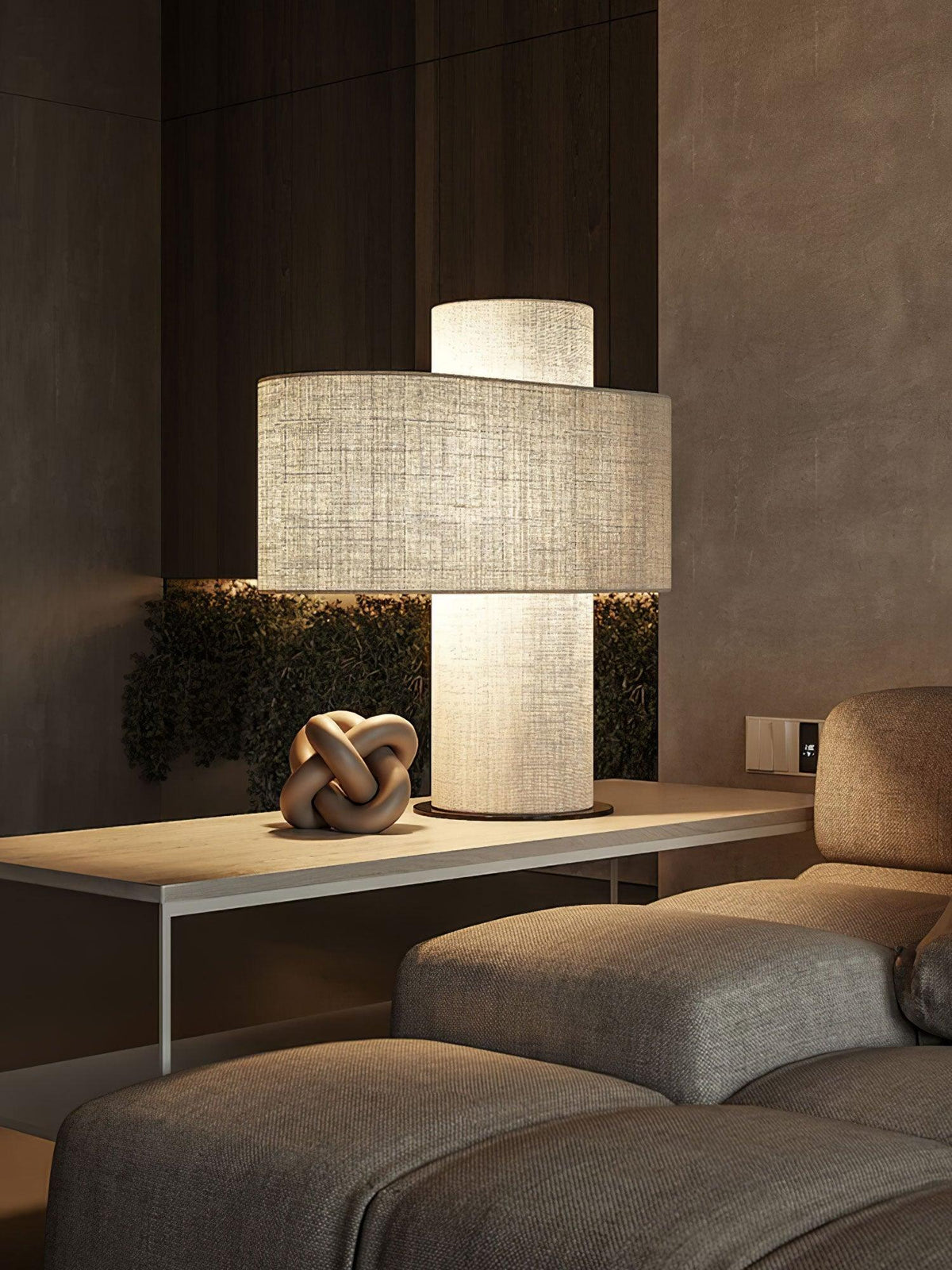 Eurvenil Minimalist Fabric Desk Lamp