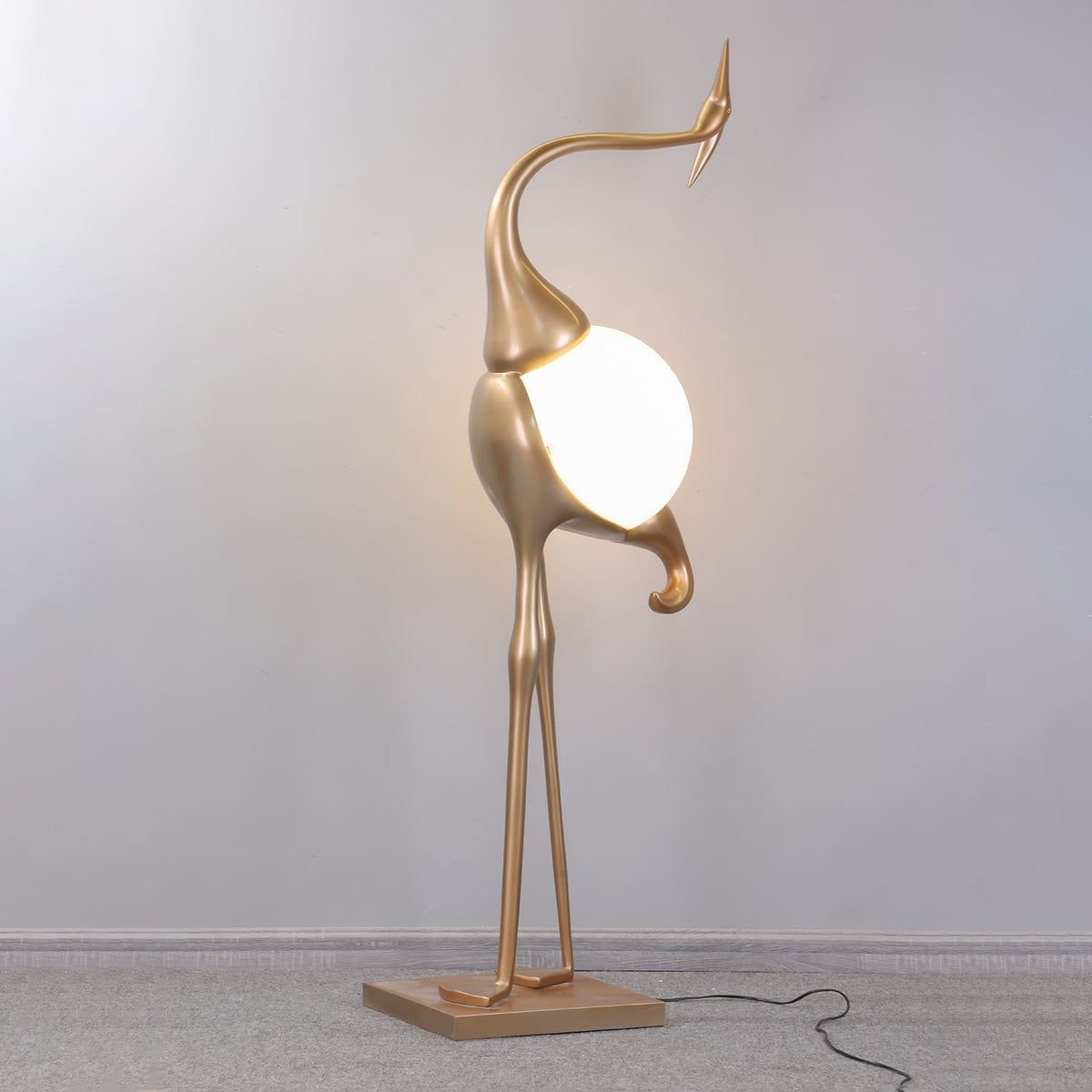 Uraearae Crane Shaped Wall Sconce