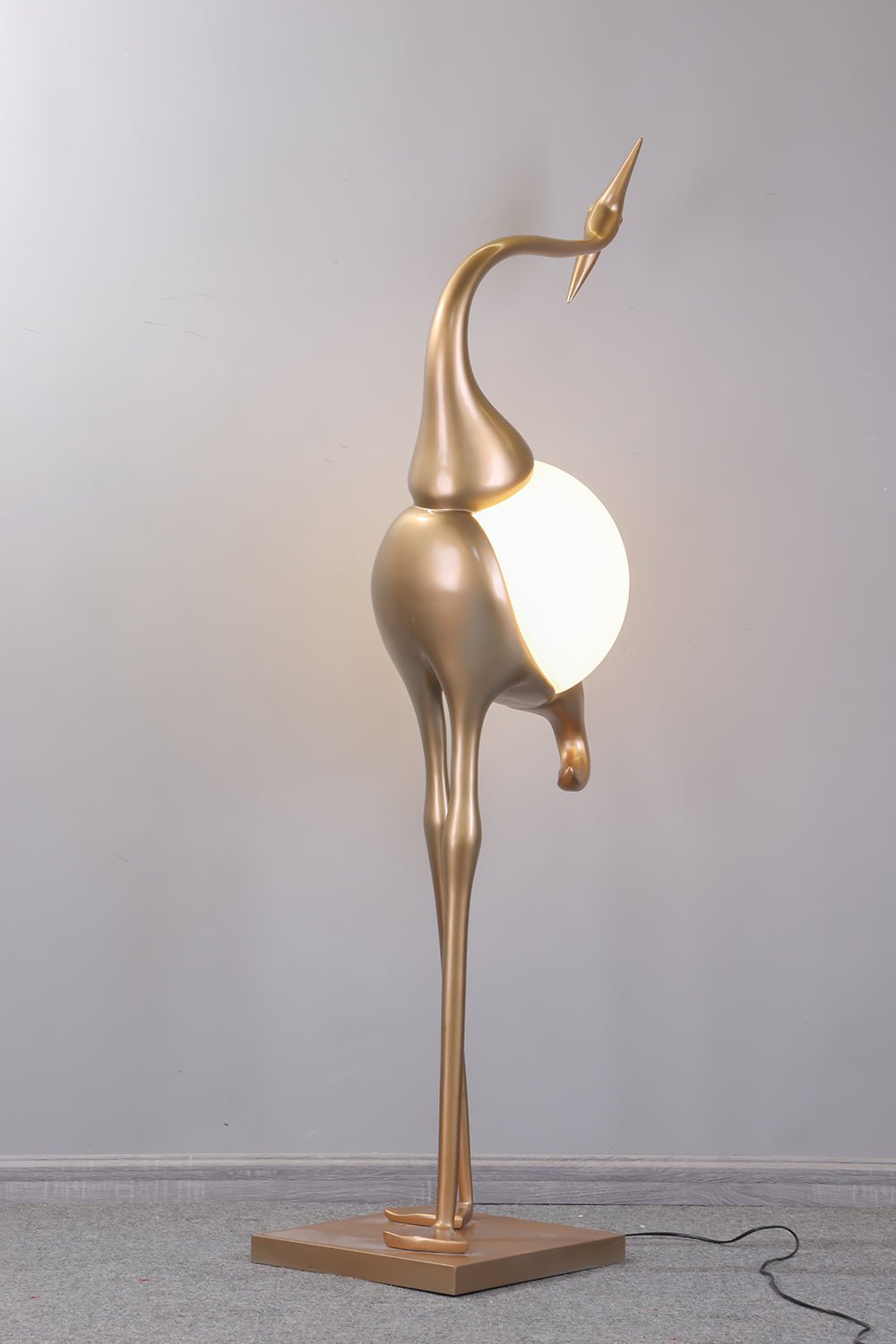 Uraearae Crane Shaped Wall Sconce