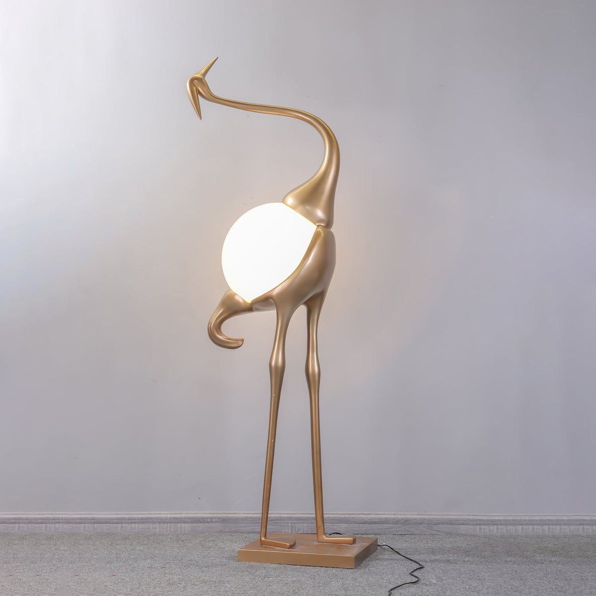 Uraearae Crane Shaped Wall Sconce