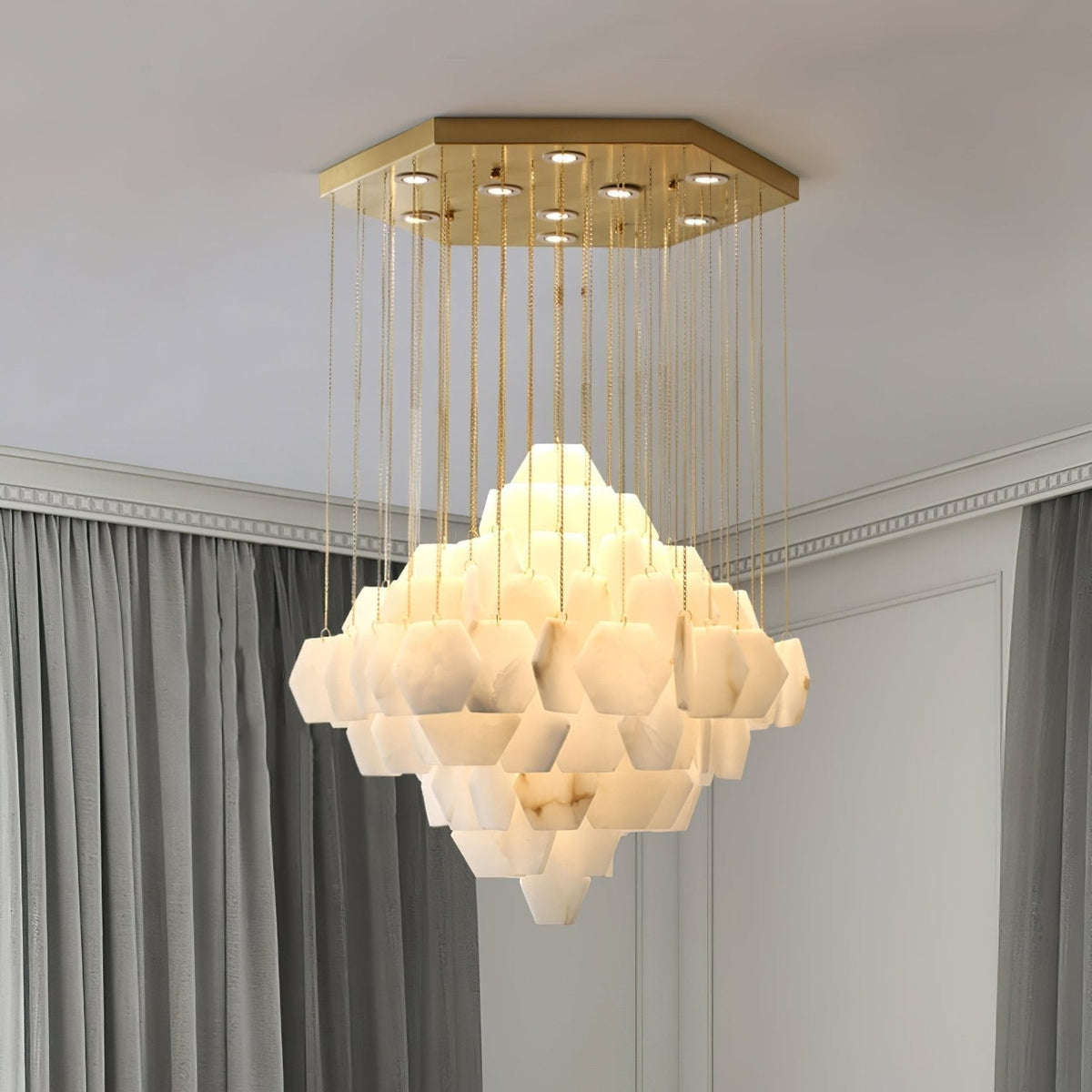 Avenanena Luxury Alabaster Chandelier