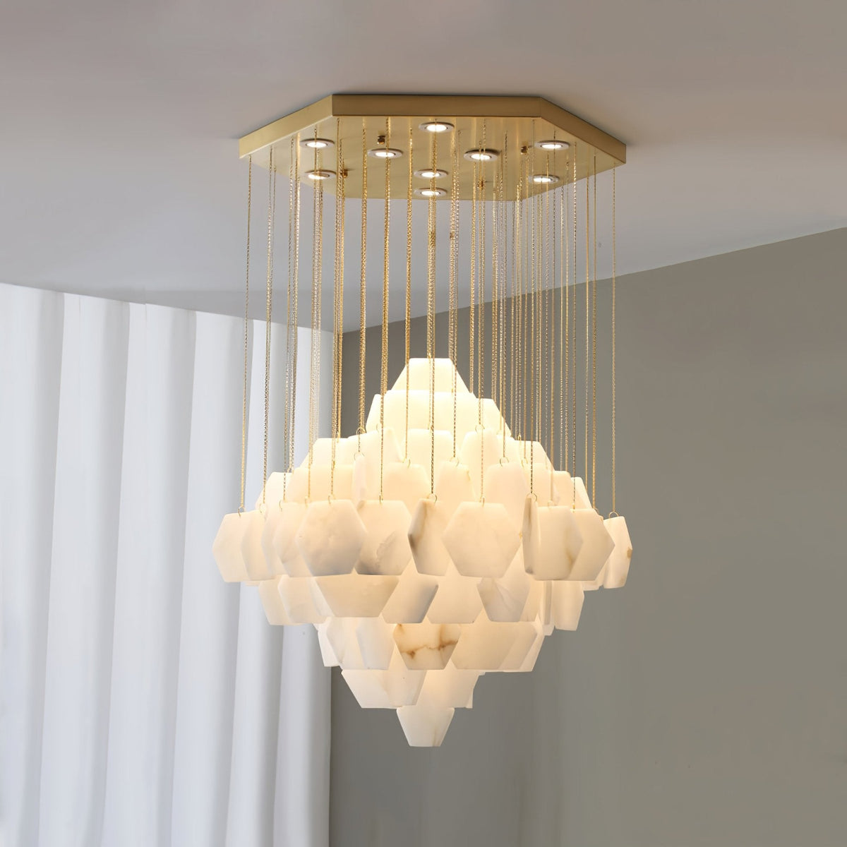 Avenanena Luxury Alabaster Chandelier