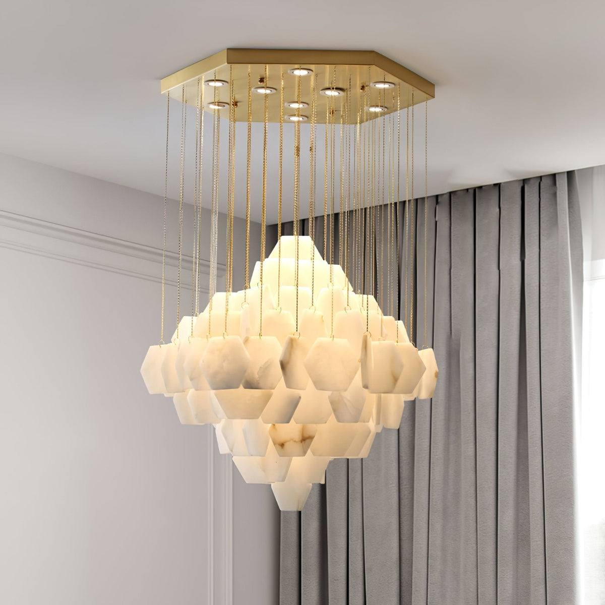 Avenanena Luxury Alabaster Chandelier