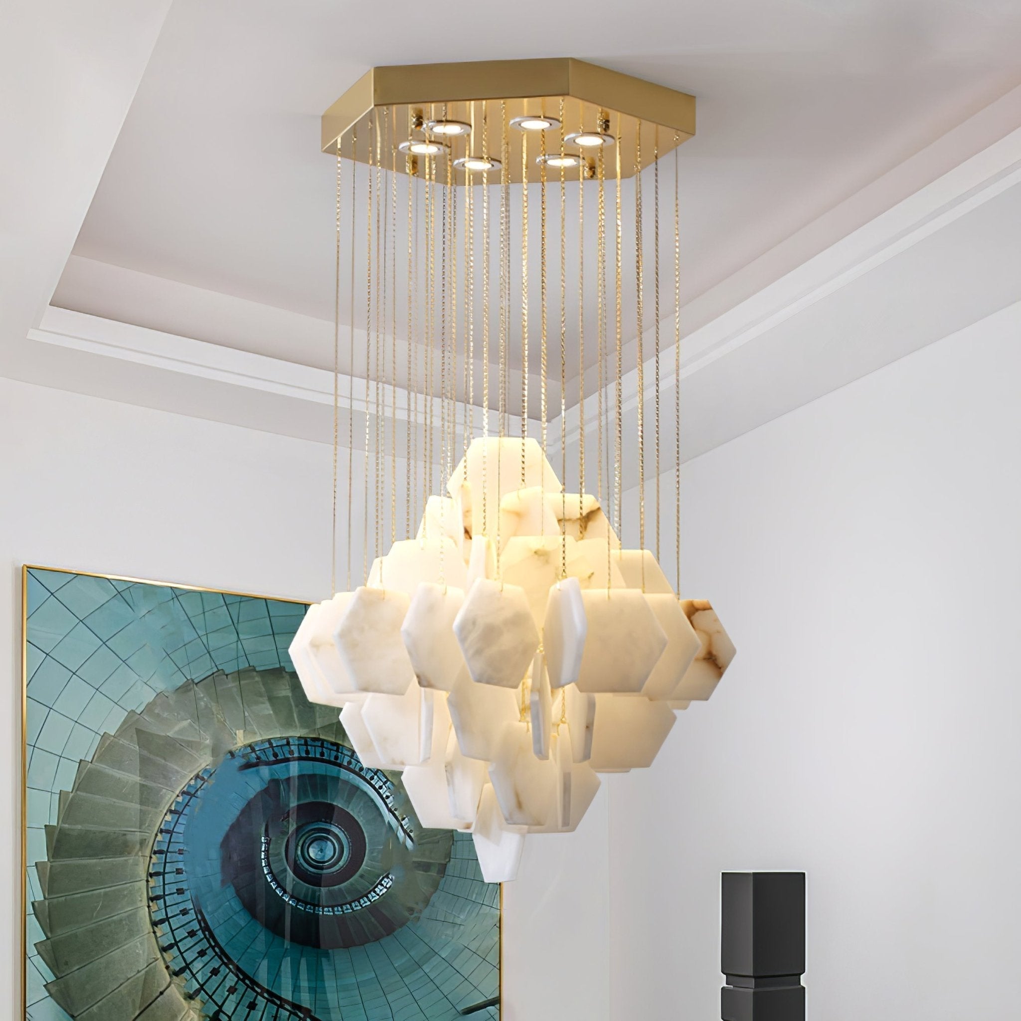 Avenanena Luxury Alabaster Chandelier
