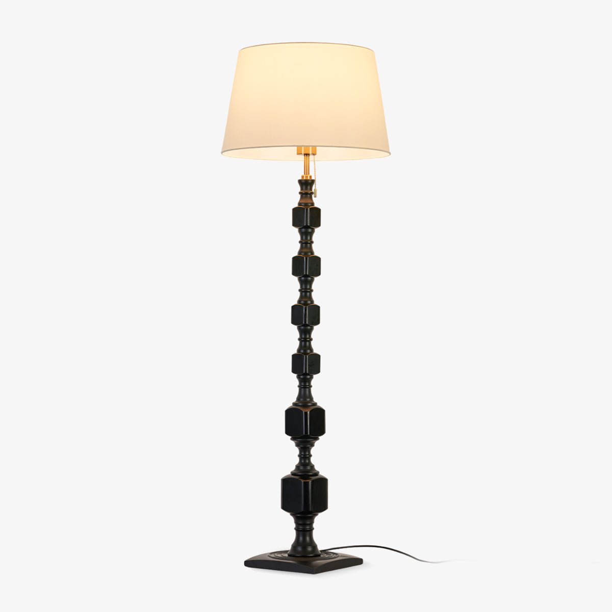 Sylarelle Hexas Wood Floor Lamp