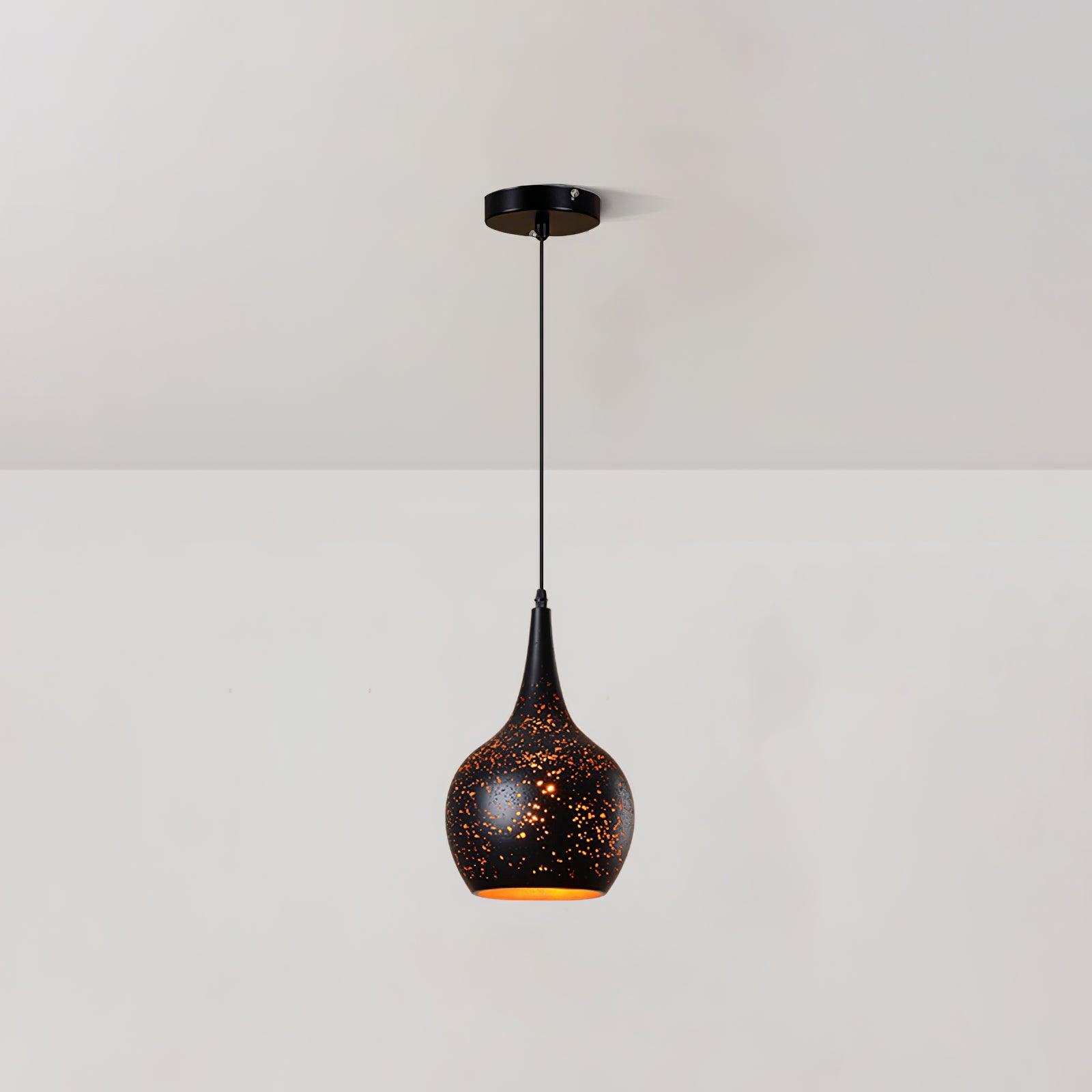 Solara Pendant Lamp Hollow Industrial Vintage - Neutral Decor