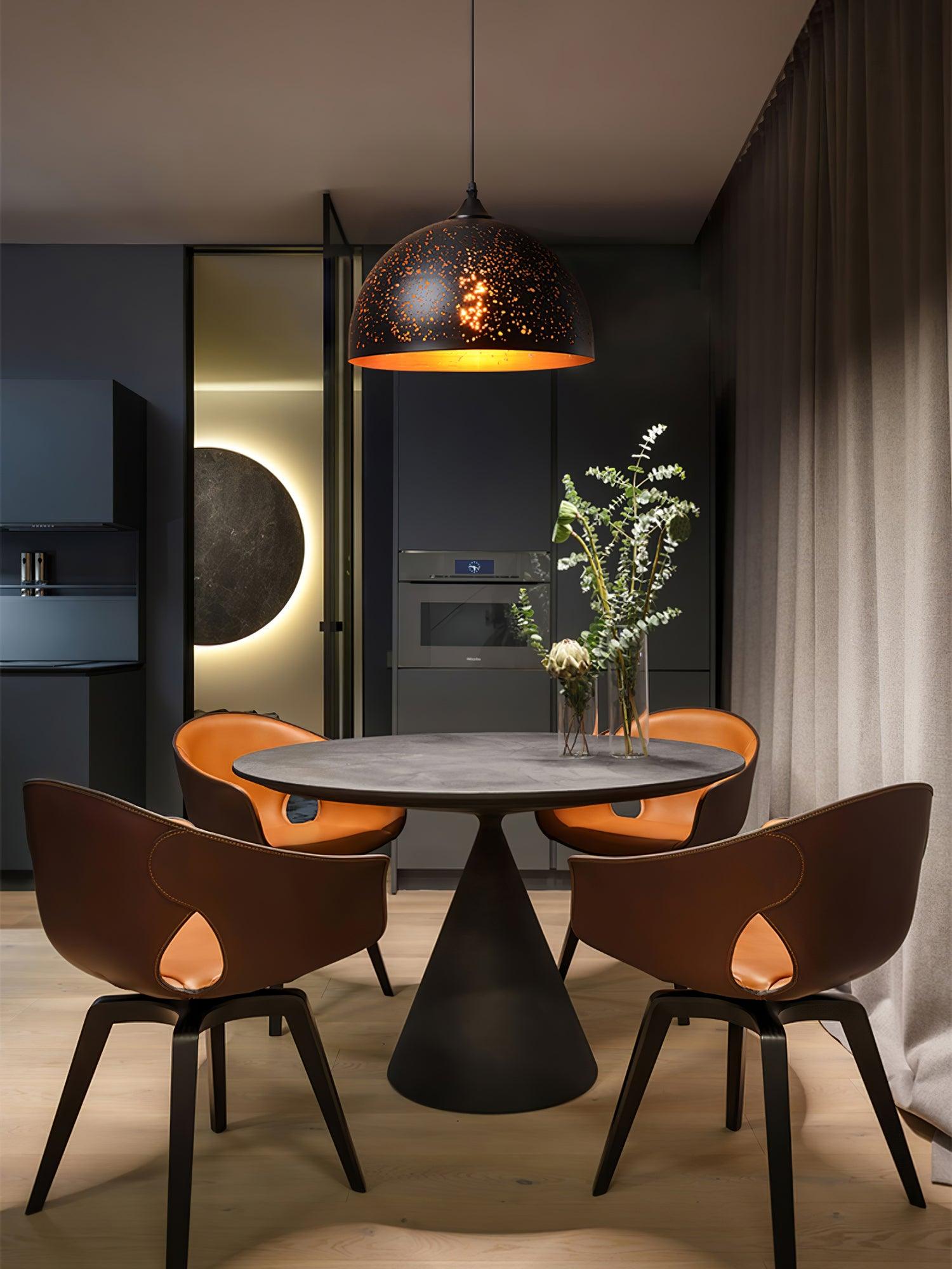 Solara Pendant Lamp Hollow Industrial Vintage - Neutral Decor