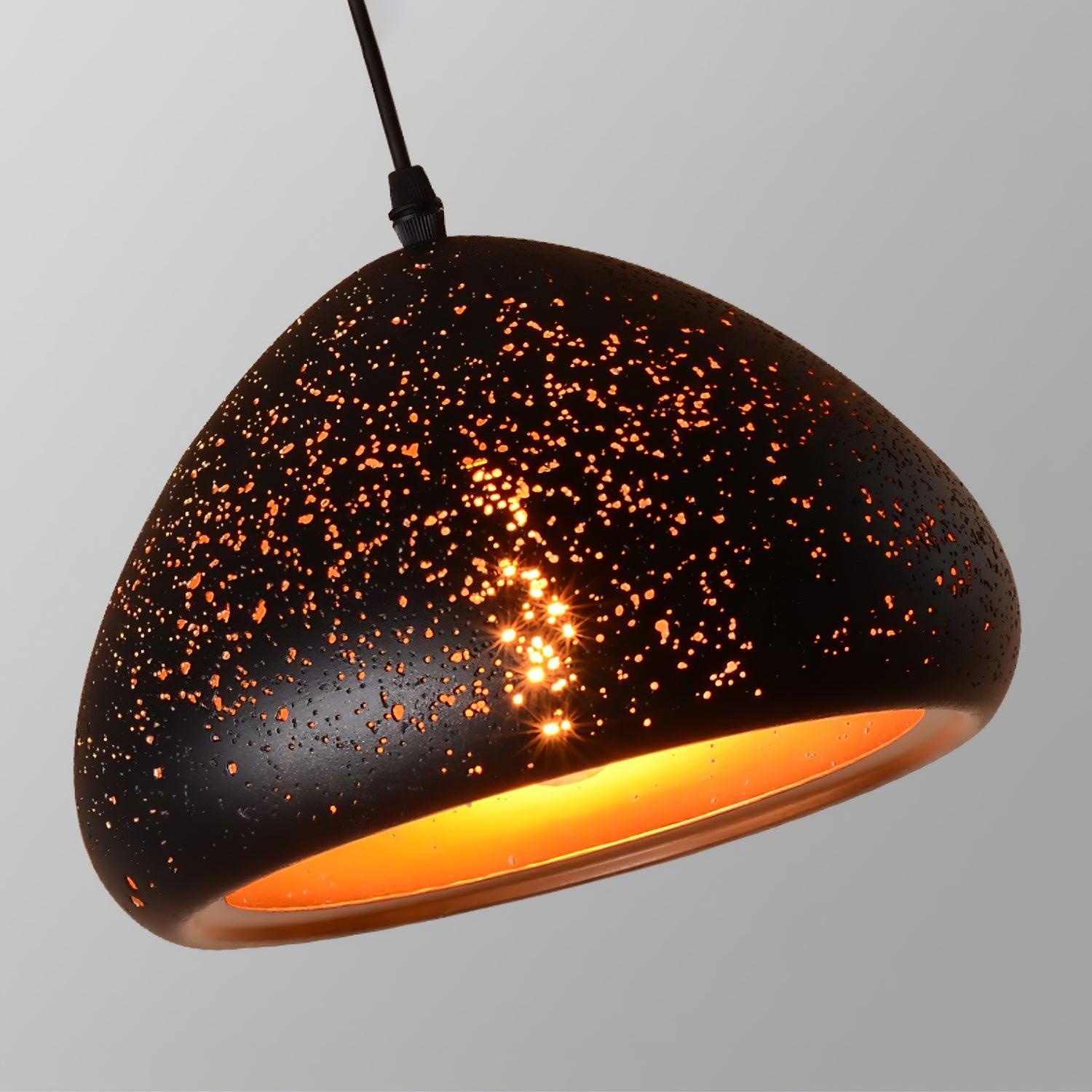Solara Pendant Lamp Hollow Industrial Vintage - Neutral Decor