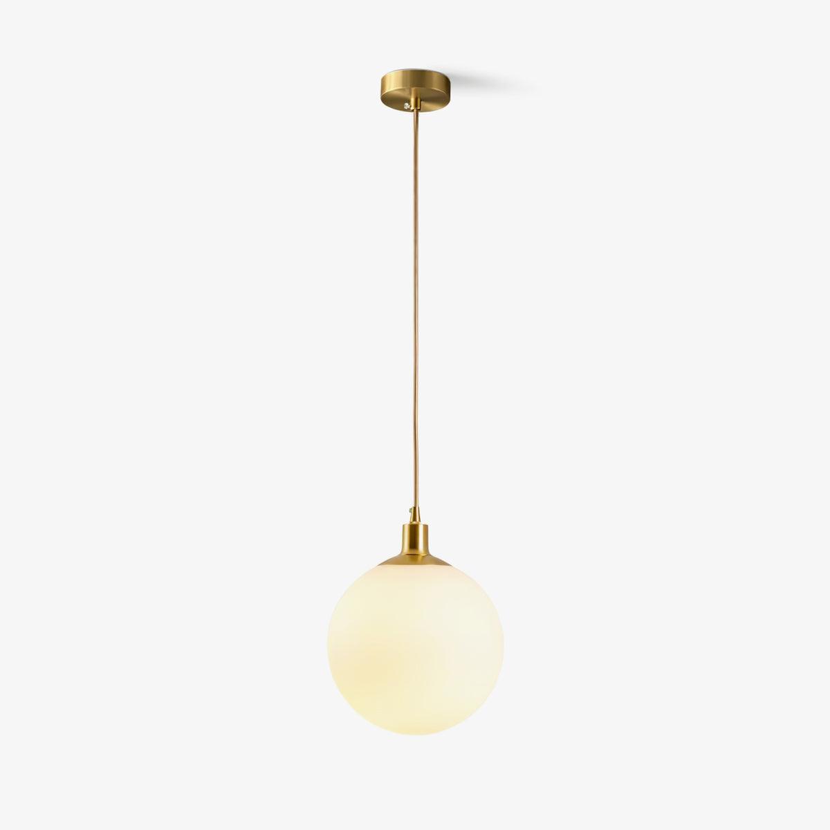 Orlabrook Brass Globe Pendant Light