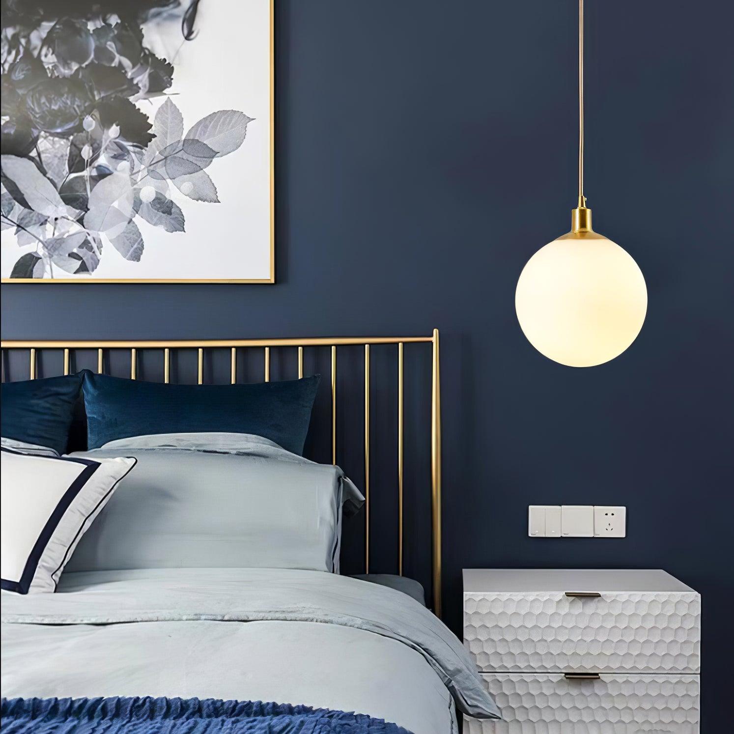 Orlabrook Brass Globe Pendant Light