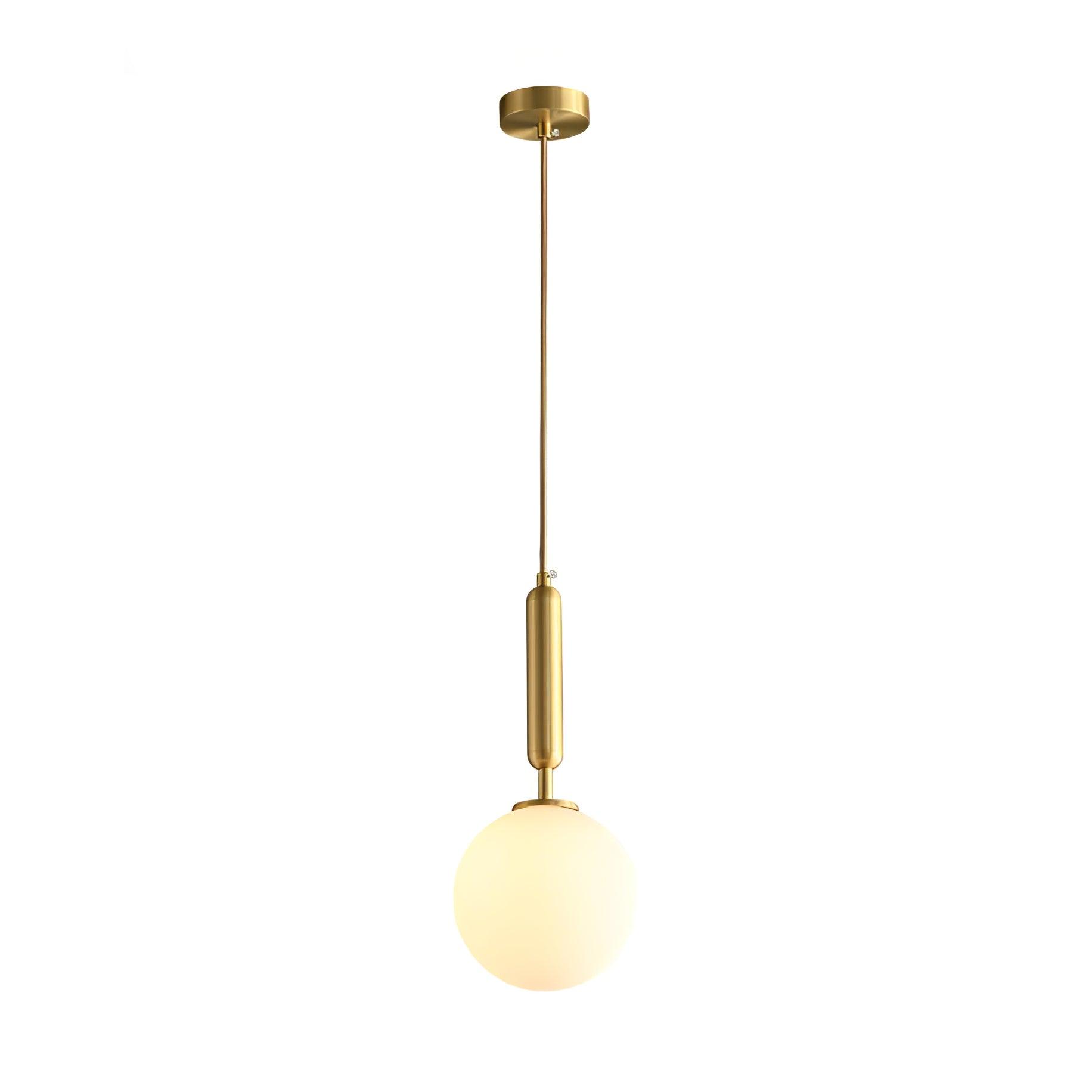 Orlabrook Brass Globe Pendant Light