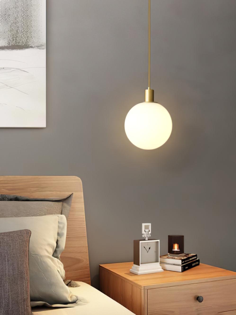 Orlabrook Brass Globe Pendant Light