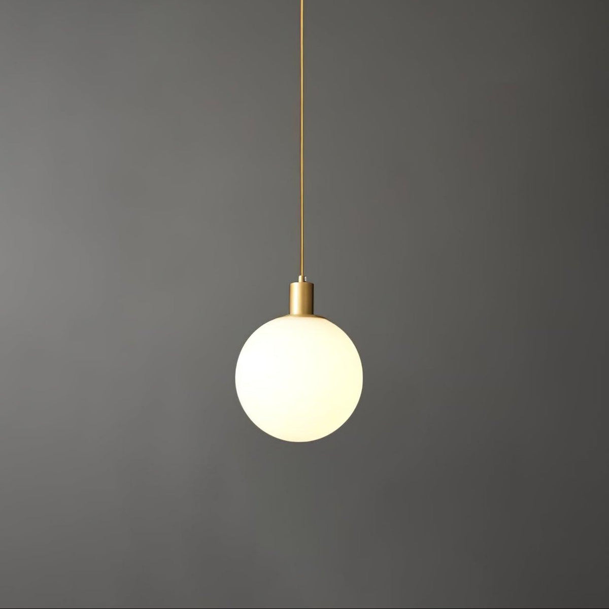 Orlabrook Brass Globe Pendant Light