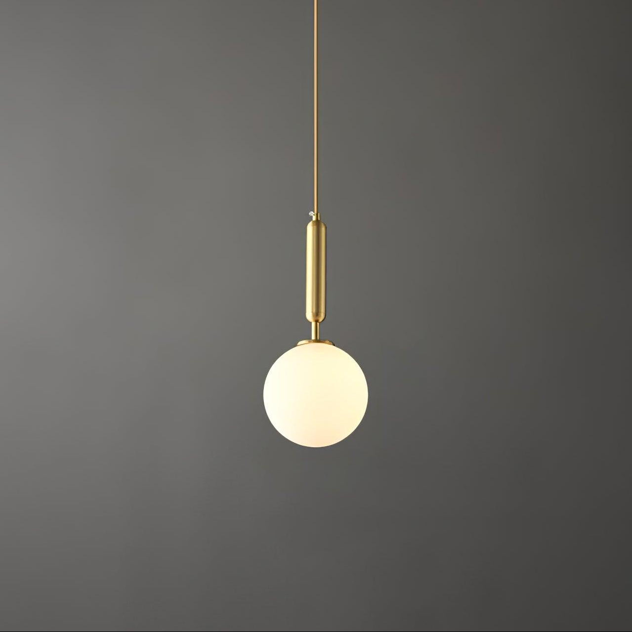 Orlabrook Brass Globe Pendant Light