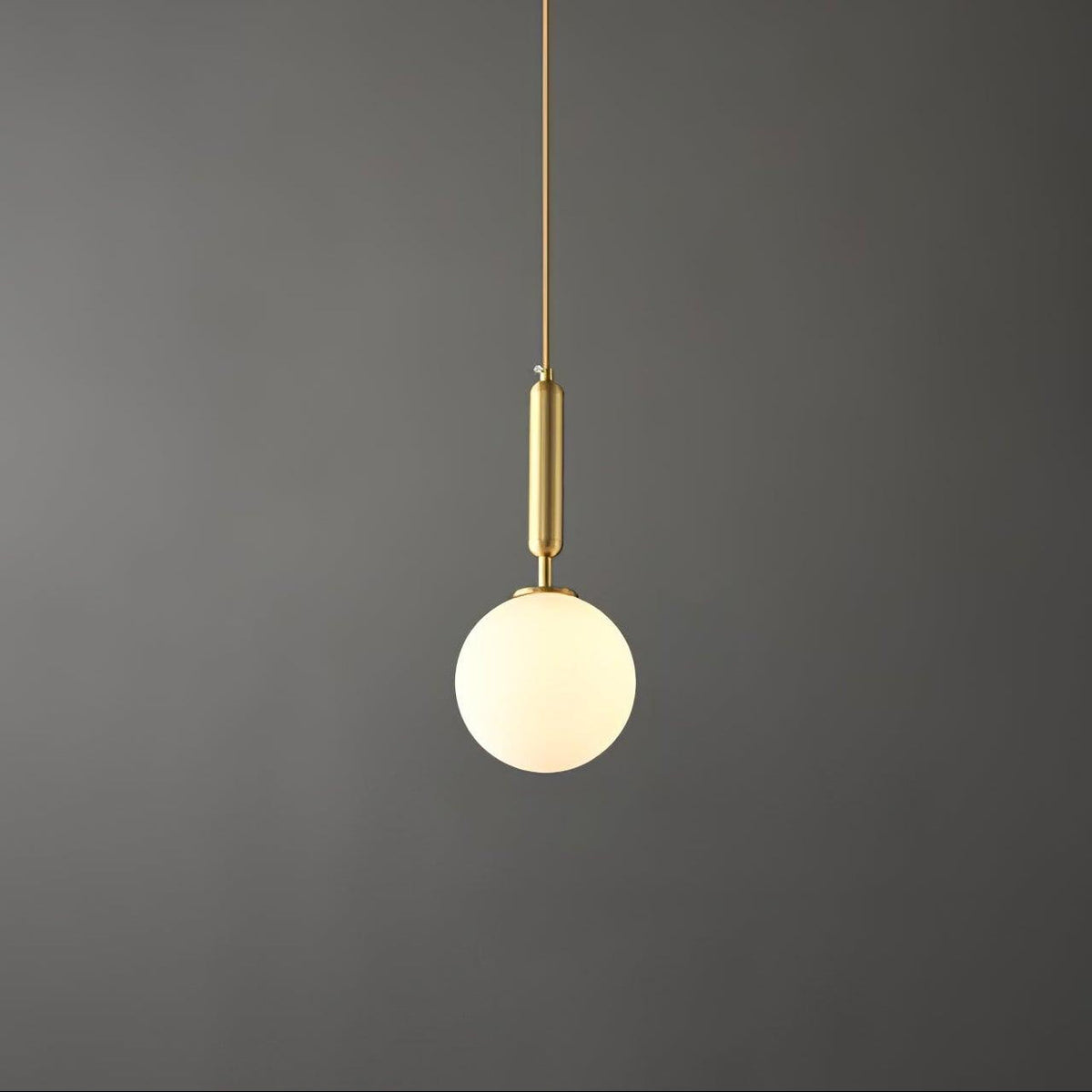 Orlabrook Brass Globe Pendant Light