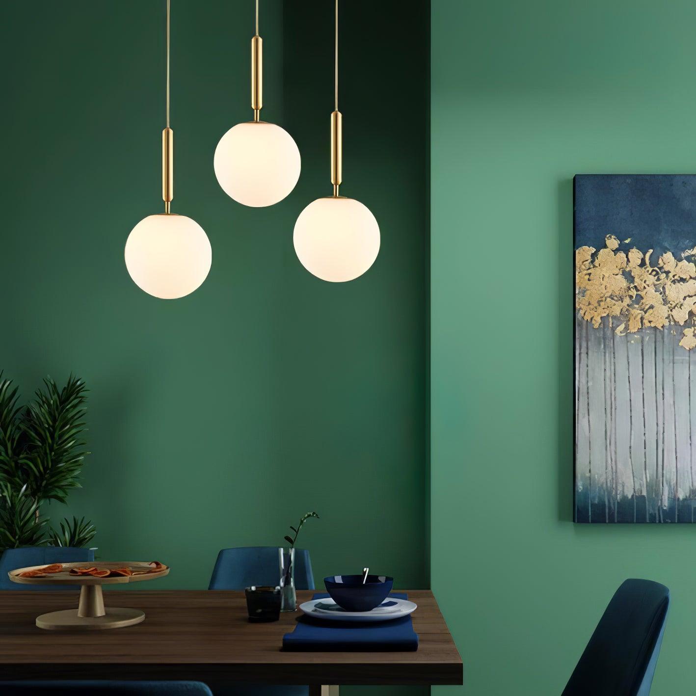 Orlabrook Brass Globe Pendant Light