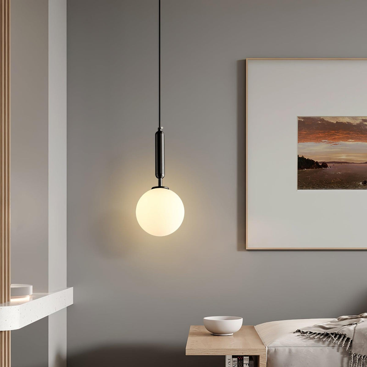Orlabrook Brass Globe Pendant Light