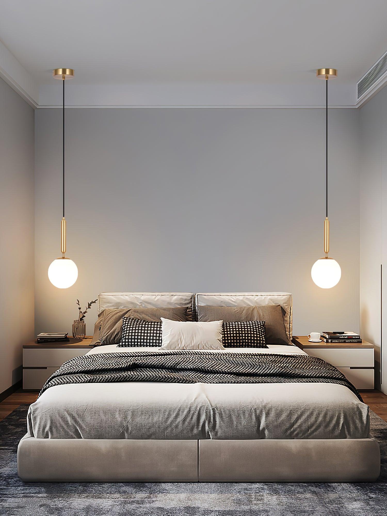 Orlabrook Brass Globe Pendant Light