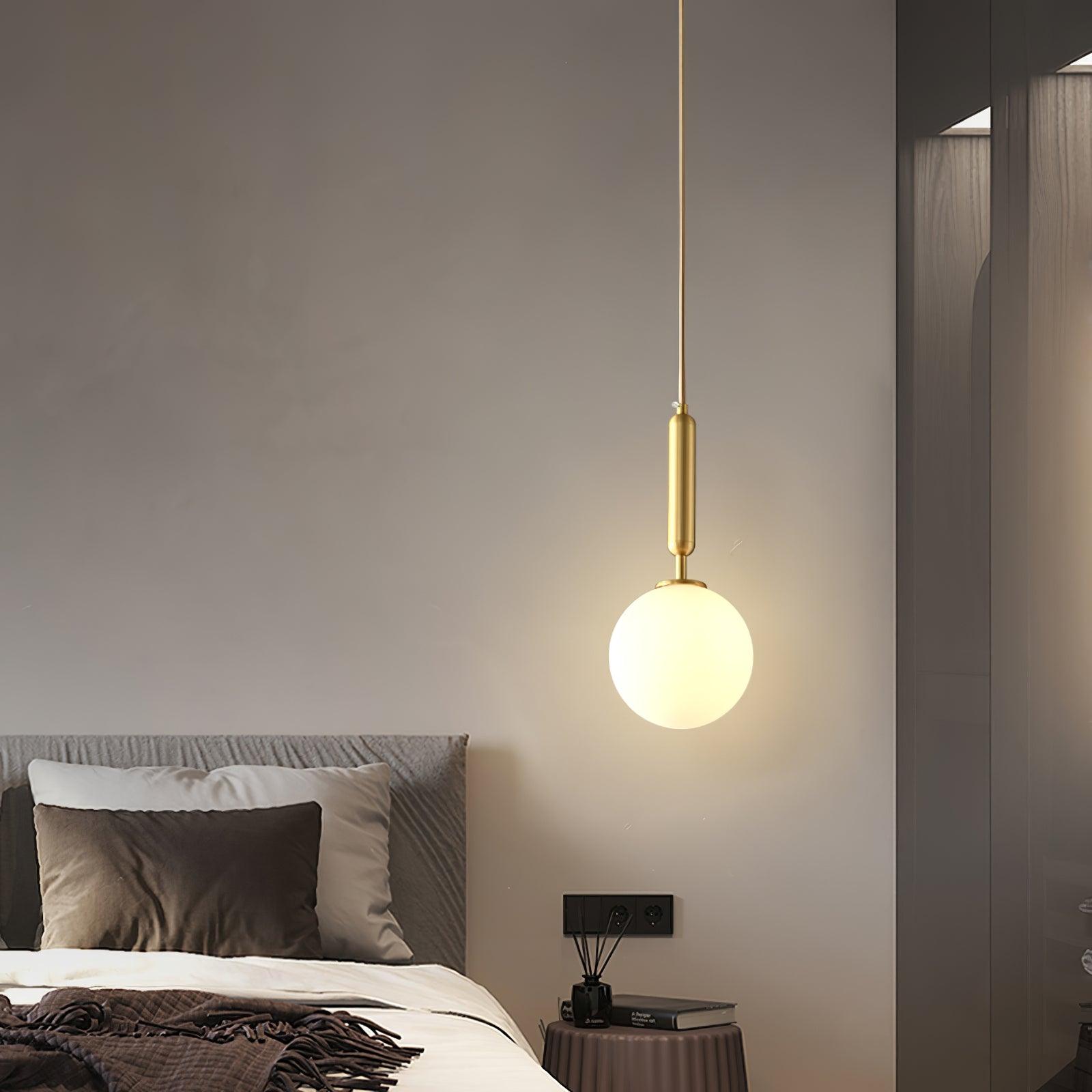 Orlabrook Brass Globe Pendant Light