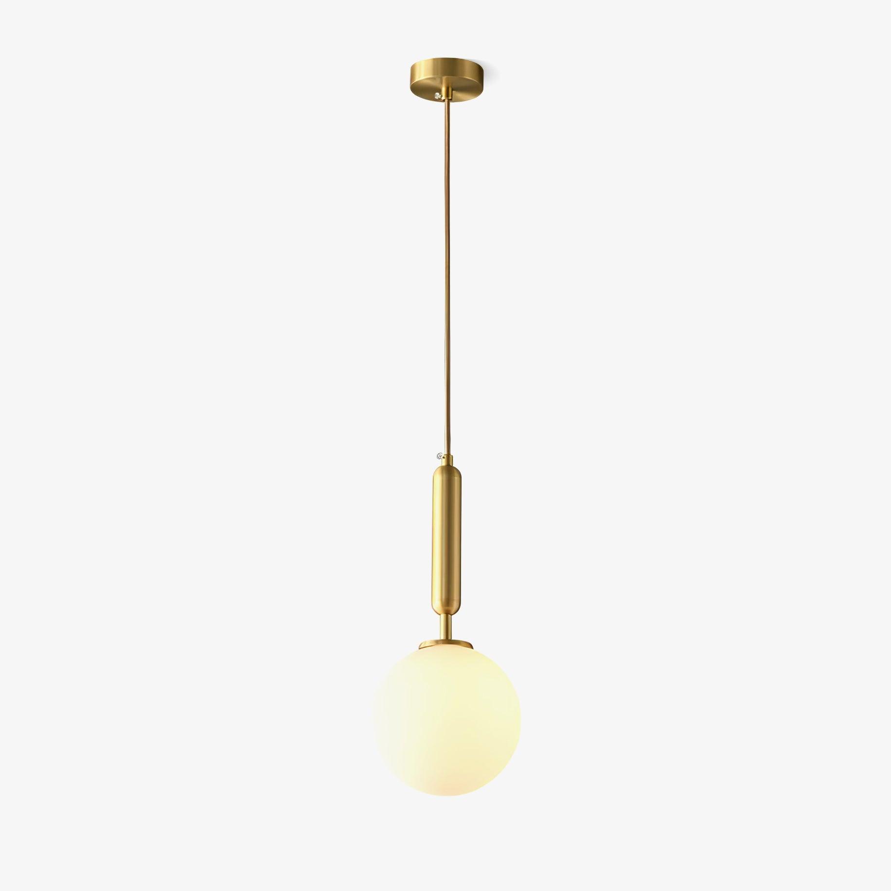 Orlabrook Brass Globe Pendant Light