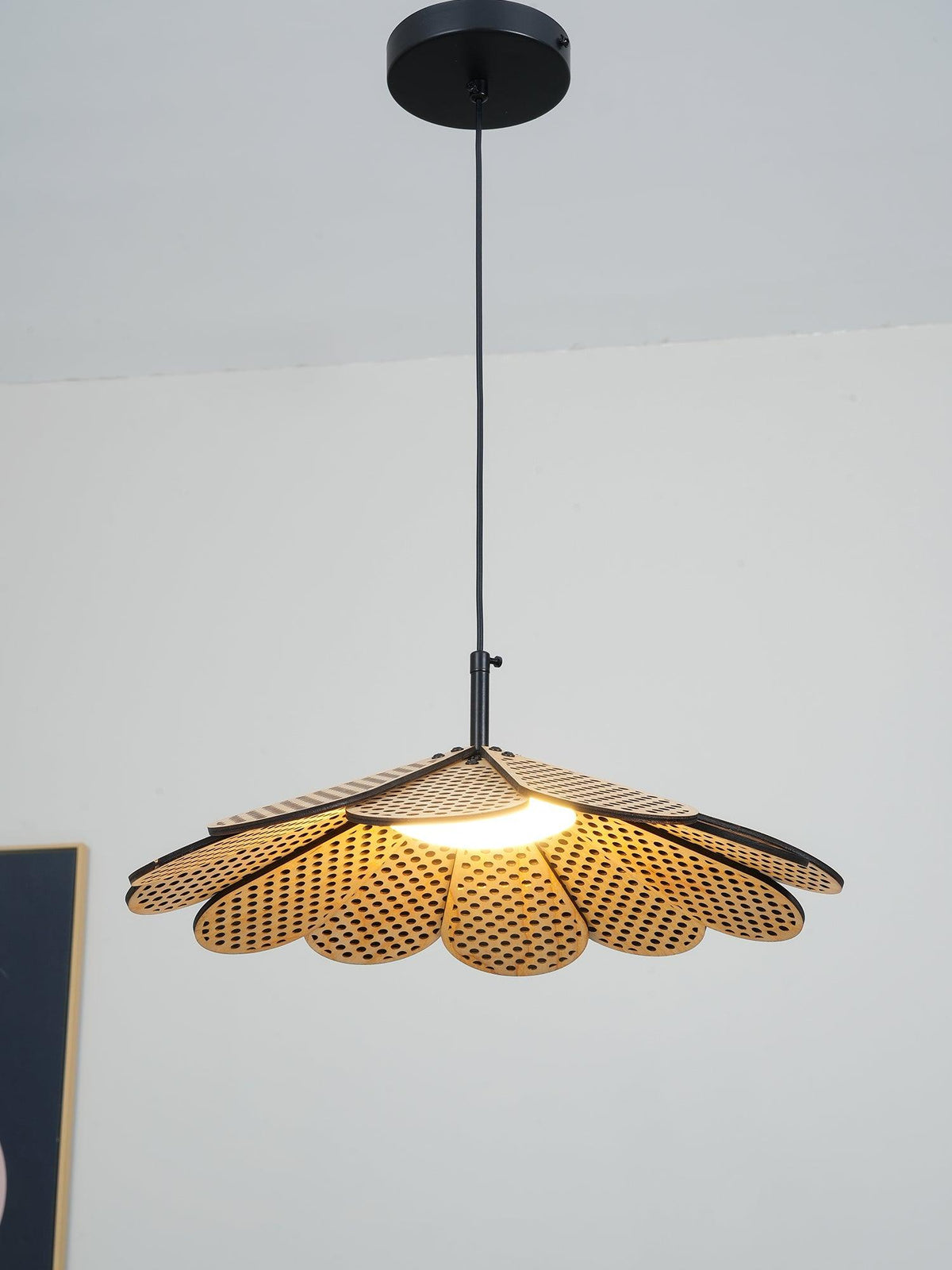 Zevarus Nordic Art Wabi-Sabi Wood Pendant Light