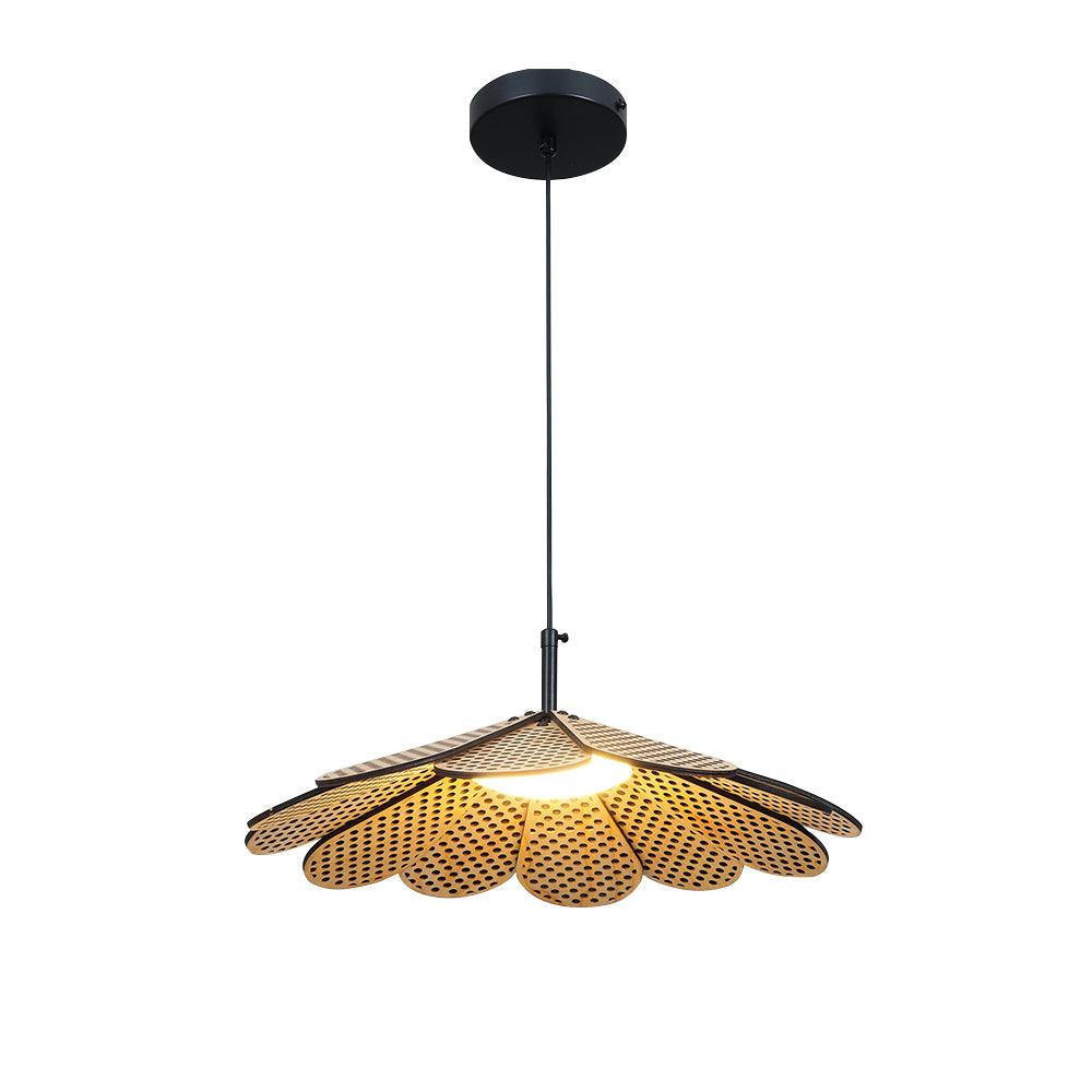 Zevarus Nordic Art Wabi-Sabi Wood Pendant Light