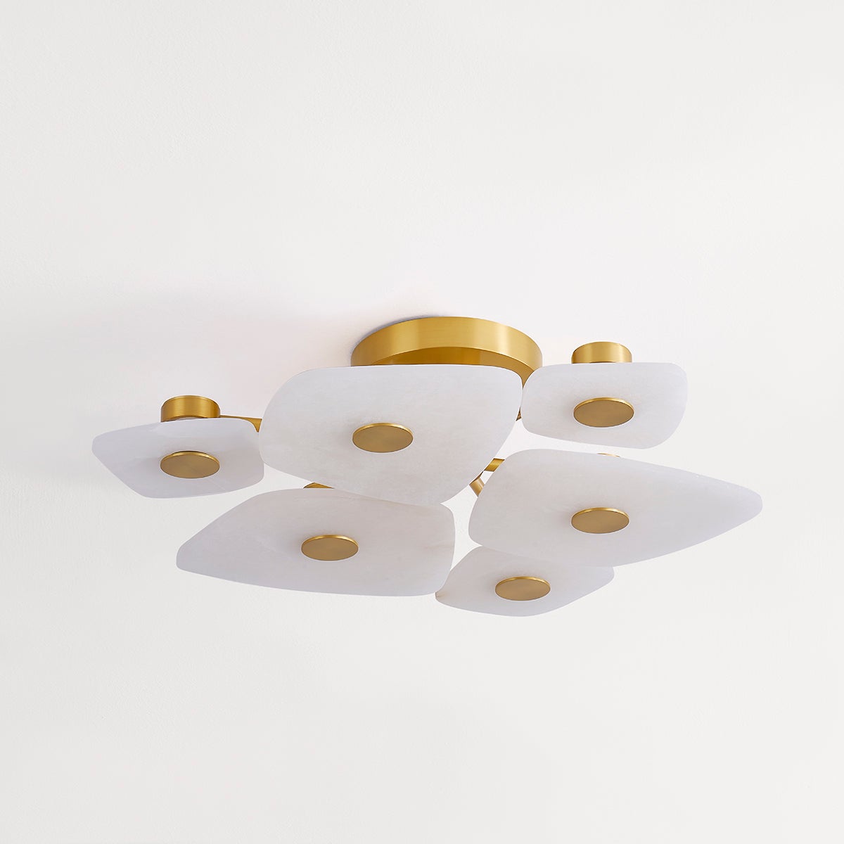 Ilsilyra Petal Shaped Glass Ceiling Light