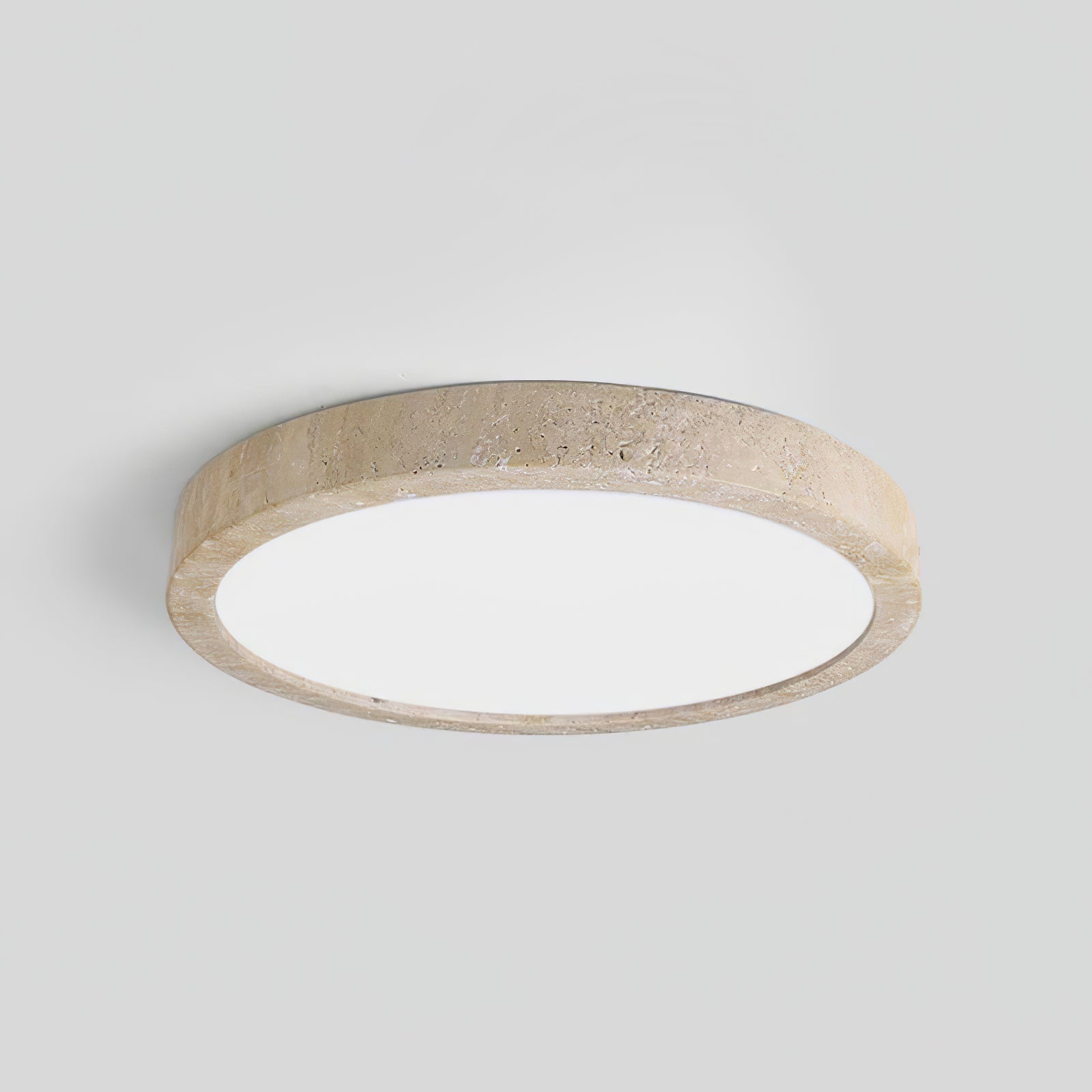Artalor Minimalist Travertine Ceiling Light - Neutral Decor