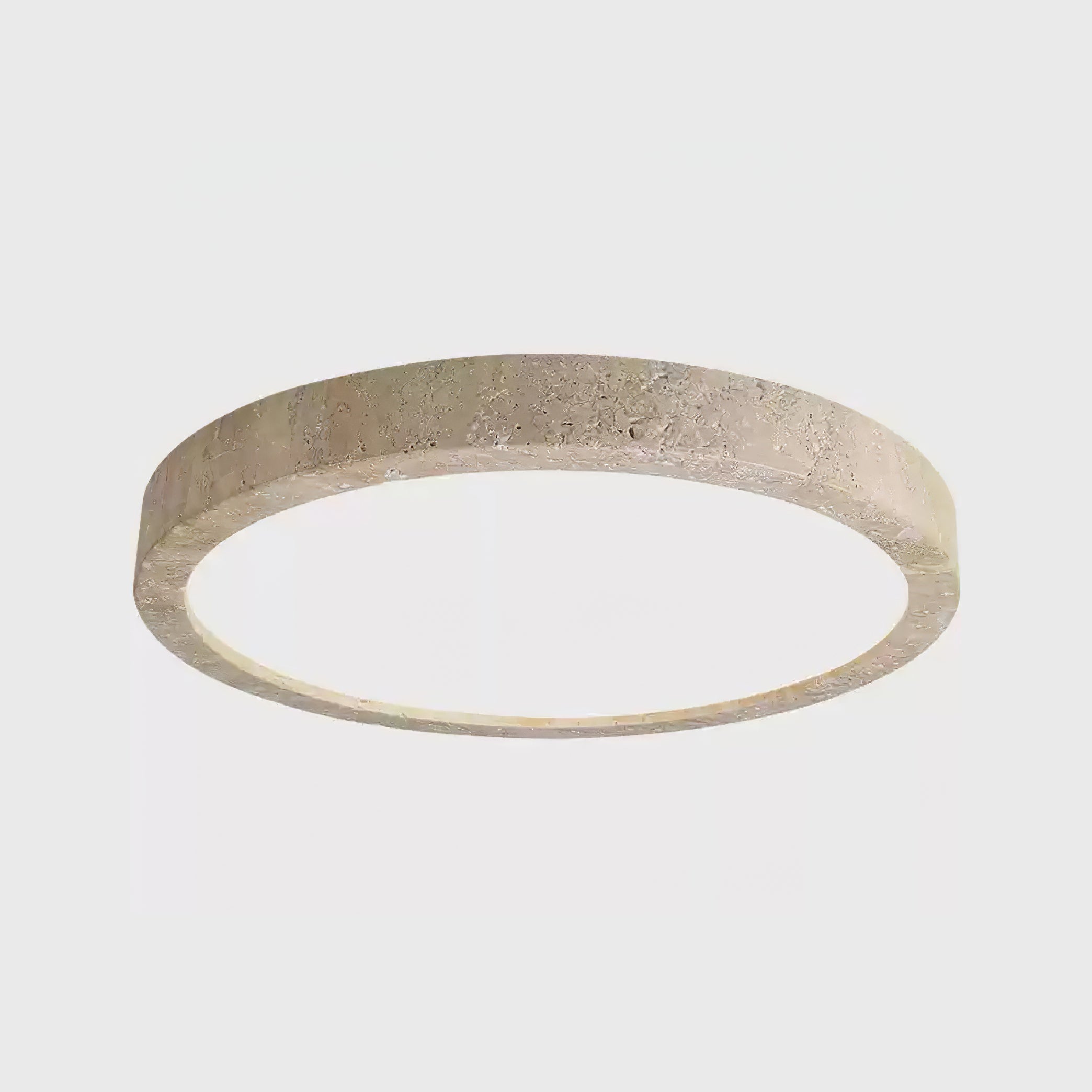 Artalor Minimalist Travertine Ceiling Light - Neutral Decor