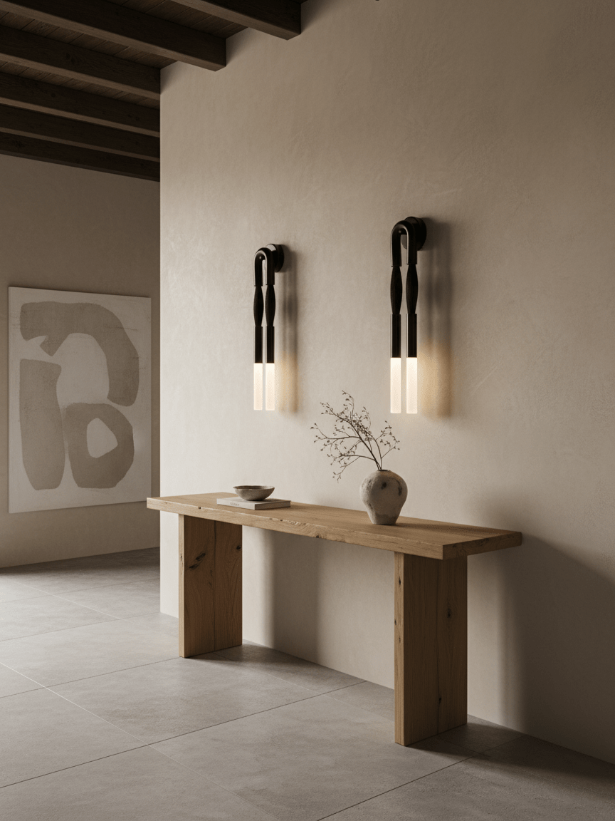 Neracrest Horsehair Indoor Wall Light