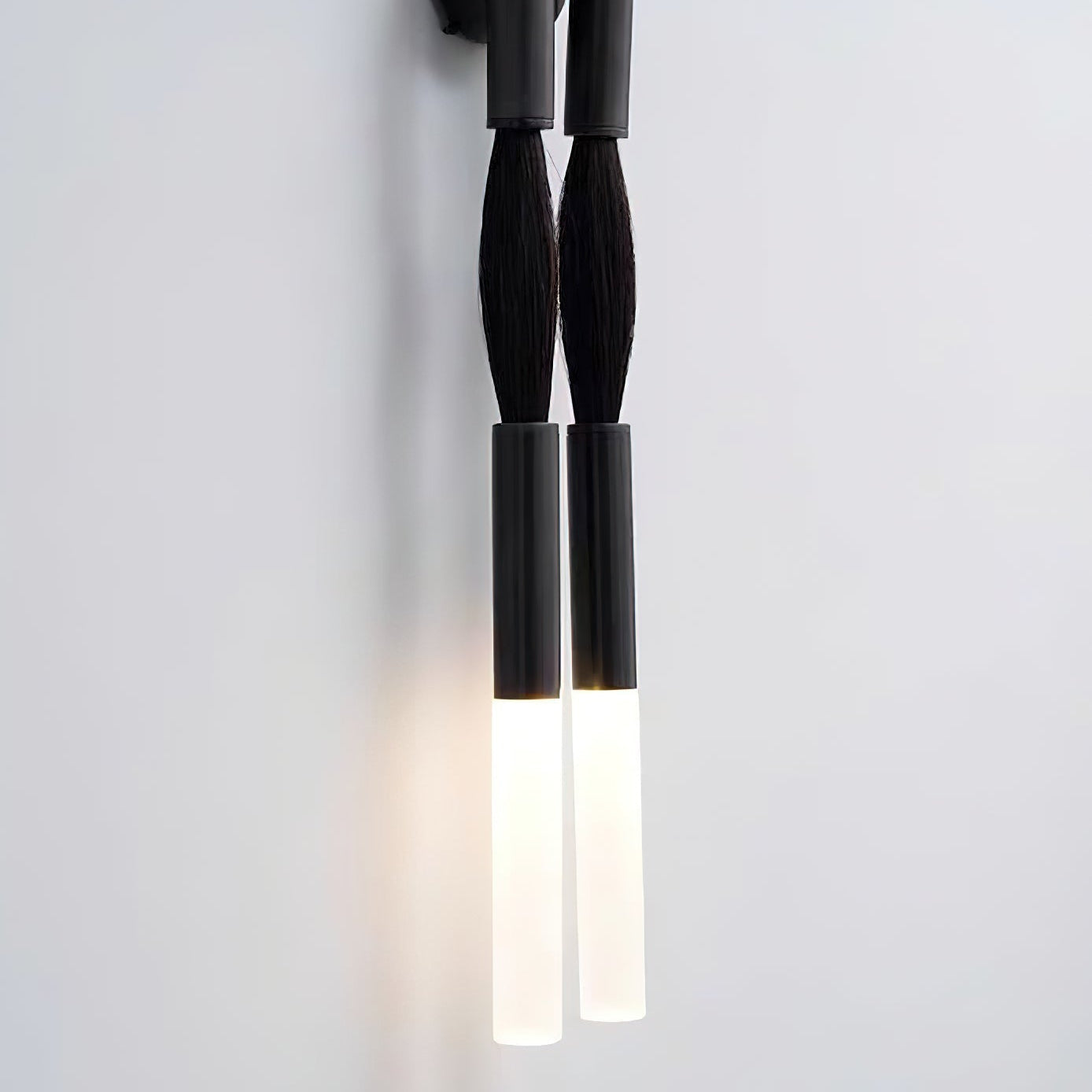 Lustra Wall Lamp Horsehair Glass Brass - Neutral Decor