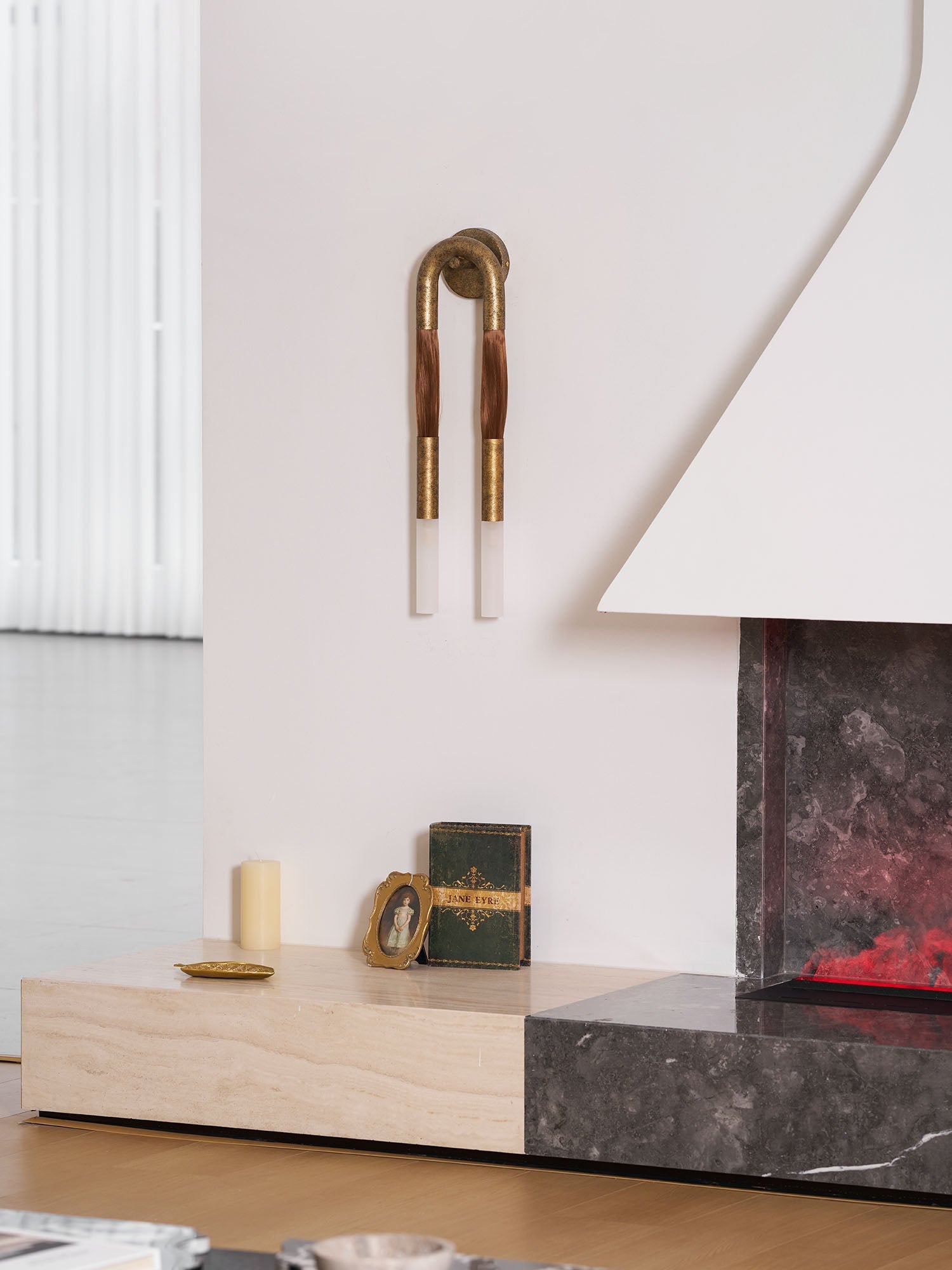 Neracrest Horsehair Indoor Wall Light