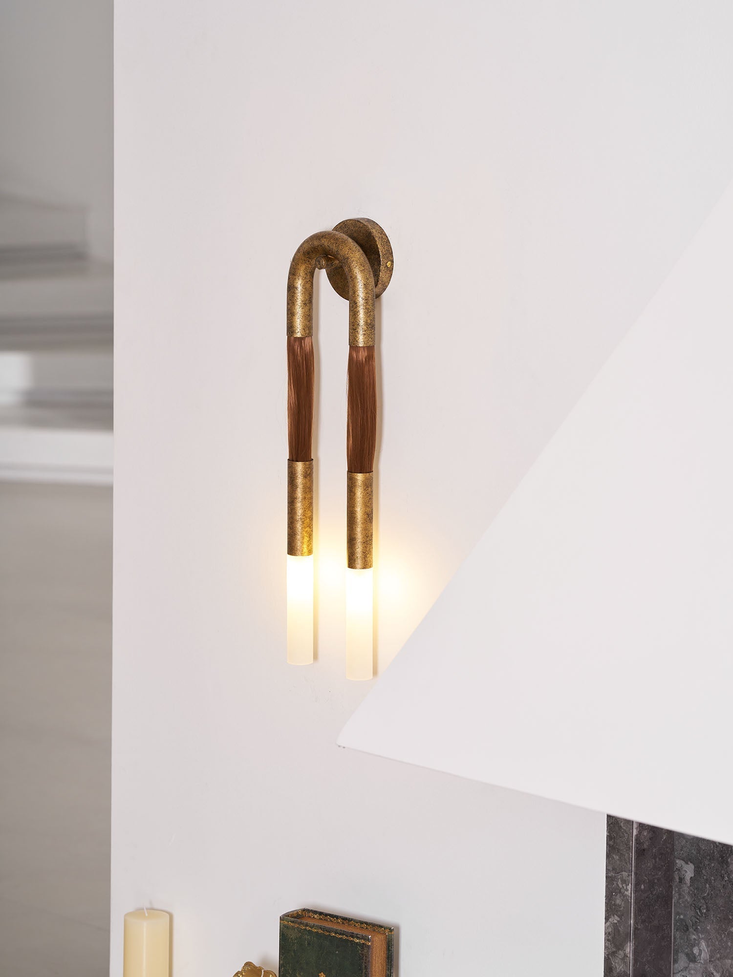 Neracrest Horsehair Indoor Wall Light