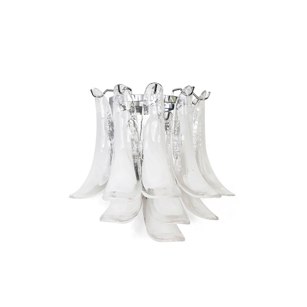 Celarelle Wall Lamp Petal Glass Horseshoe Shaped Minimalist