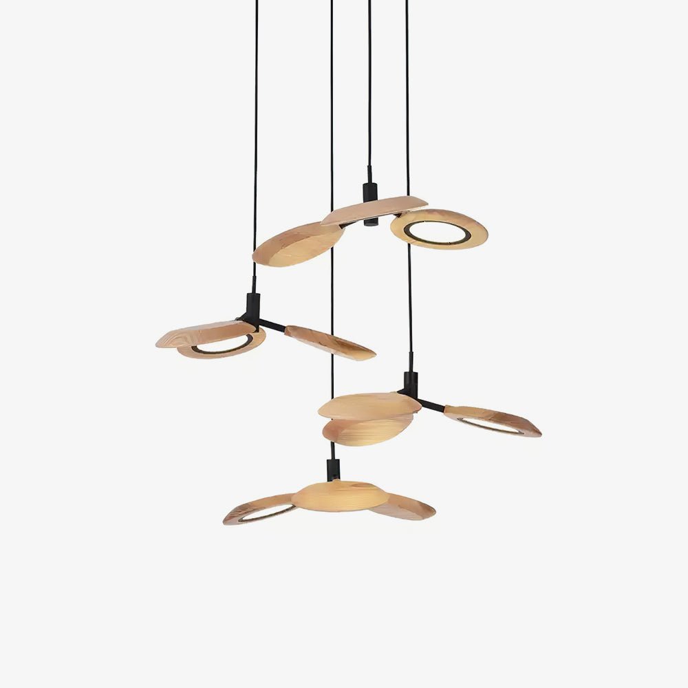 Alnoraris Tiered Wood Pendant Light