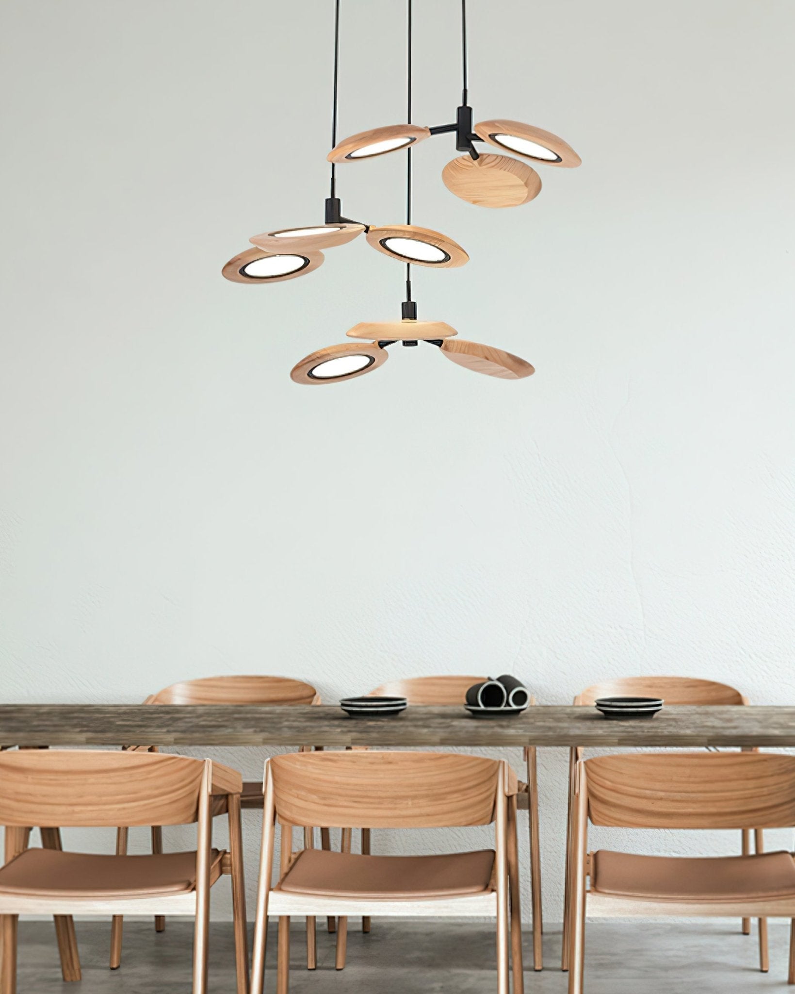 Alnoraris Tiered Wood Pendant Light