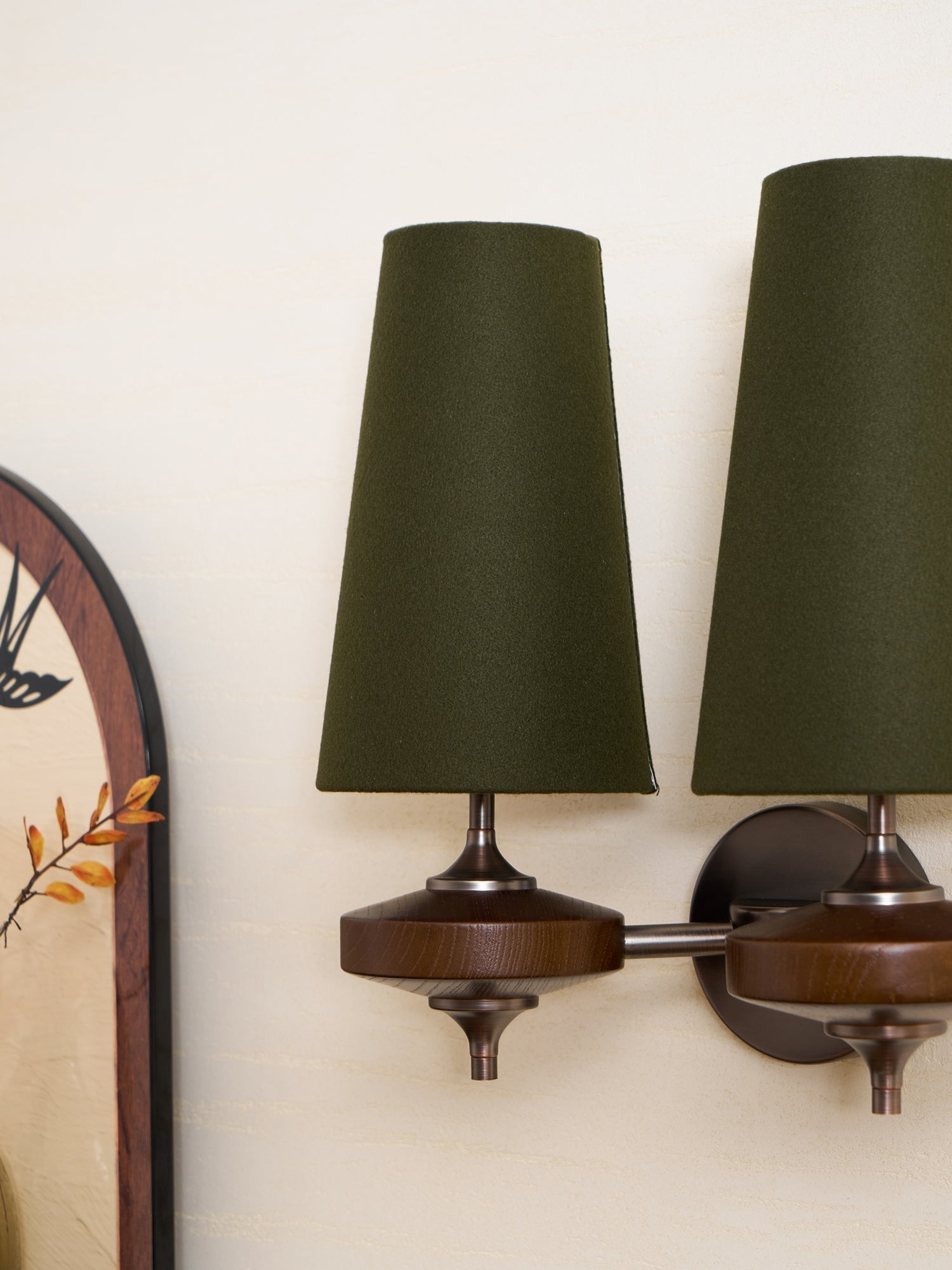 Ravenvale Twin Shade Indoor Wall Light