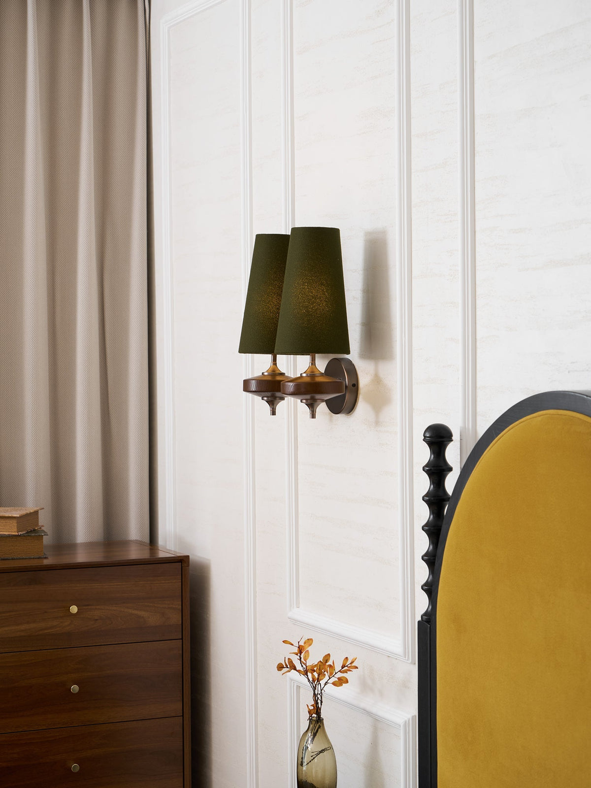 Ravenvale Twin Shade Indoor Wall Light