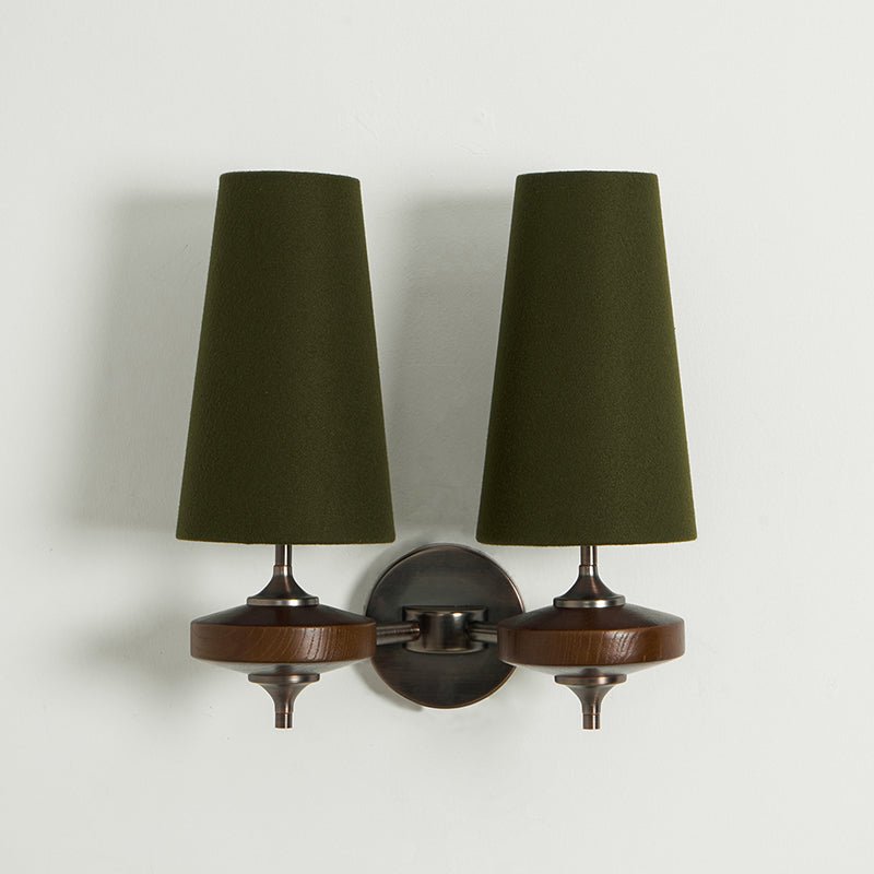 Ravenvale Twin Shade Indoor Wall Light