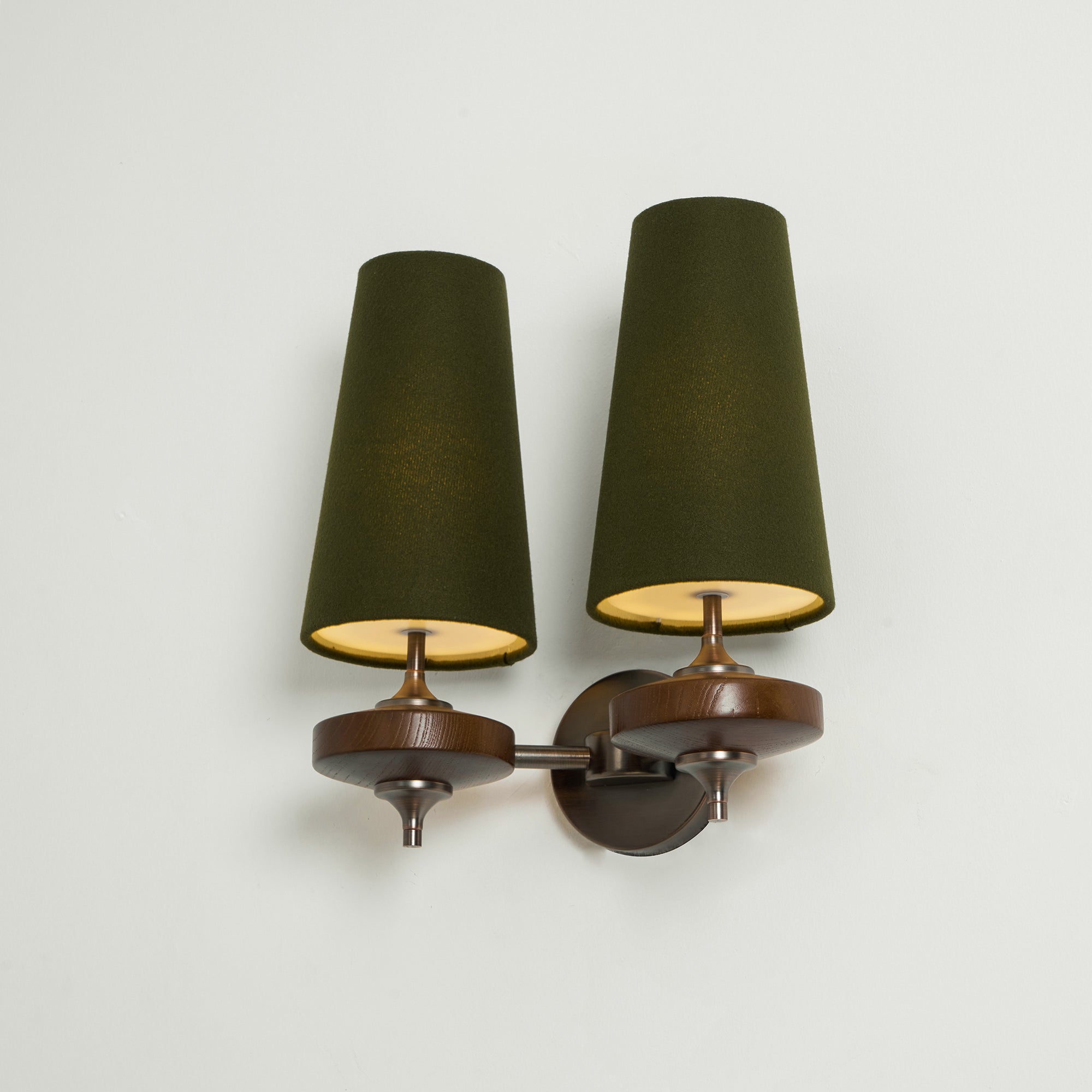 Ravenvale Twin Shade Indoor Wall Light