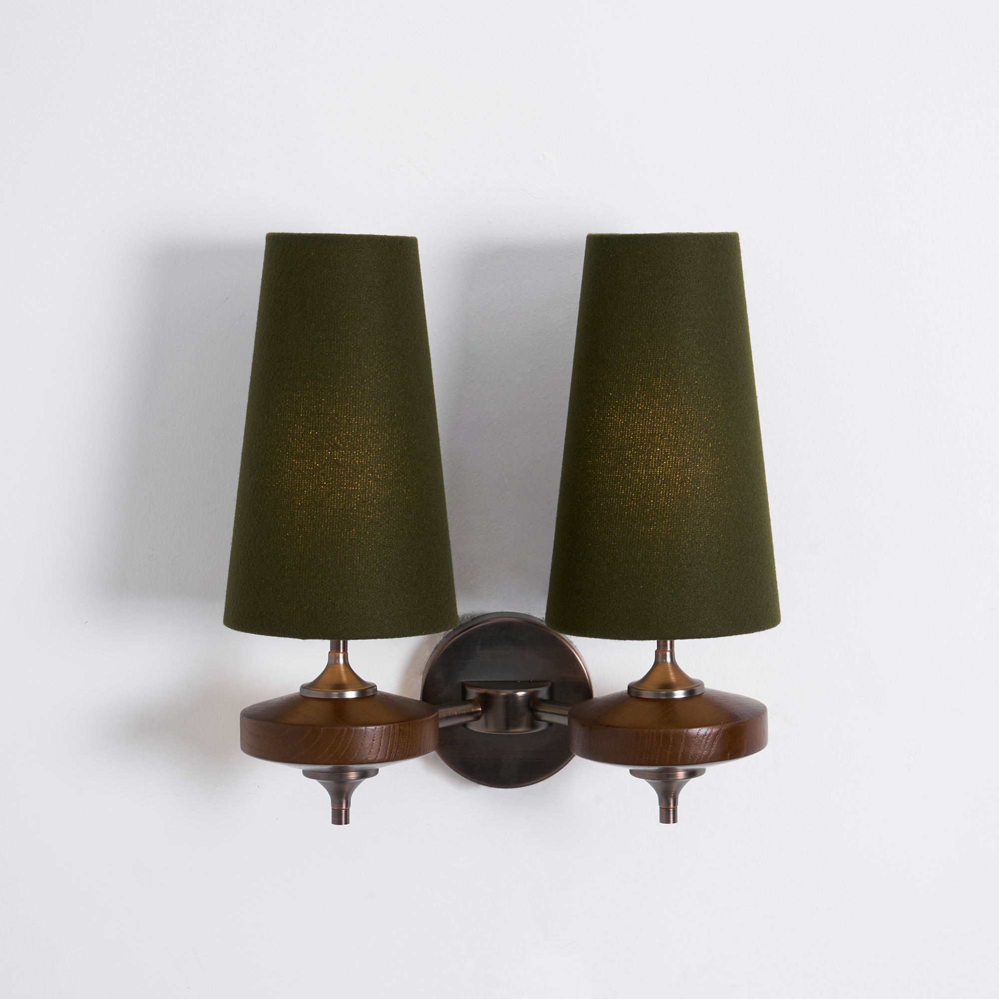 Ravenvale Twin Shade Indoor Wall Light